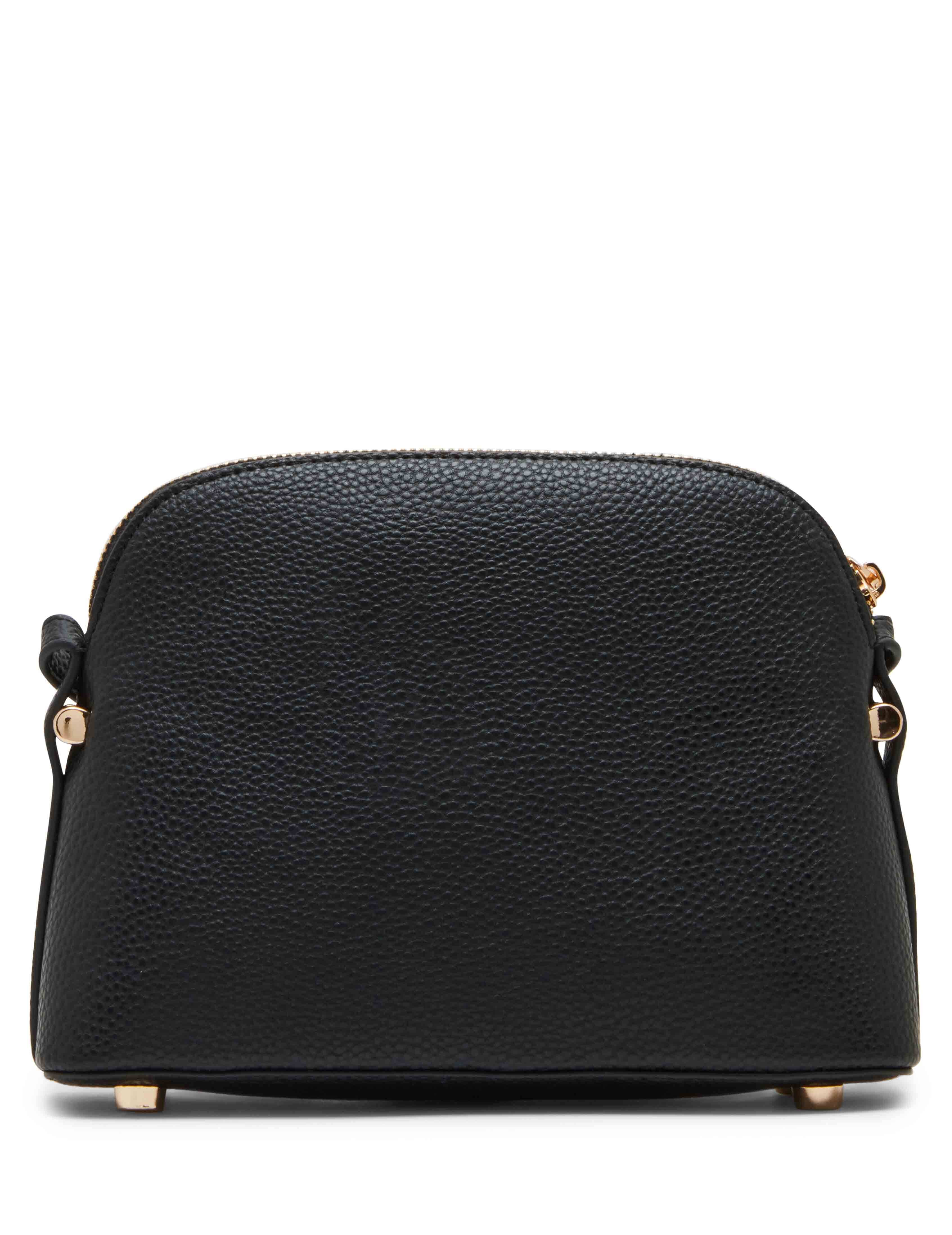 Dome Crossbody With Detachable Card Case - Anne Klein Black