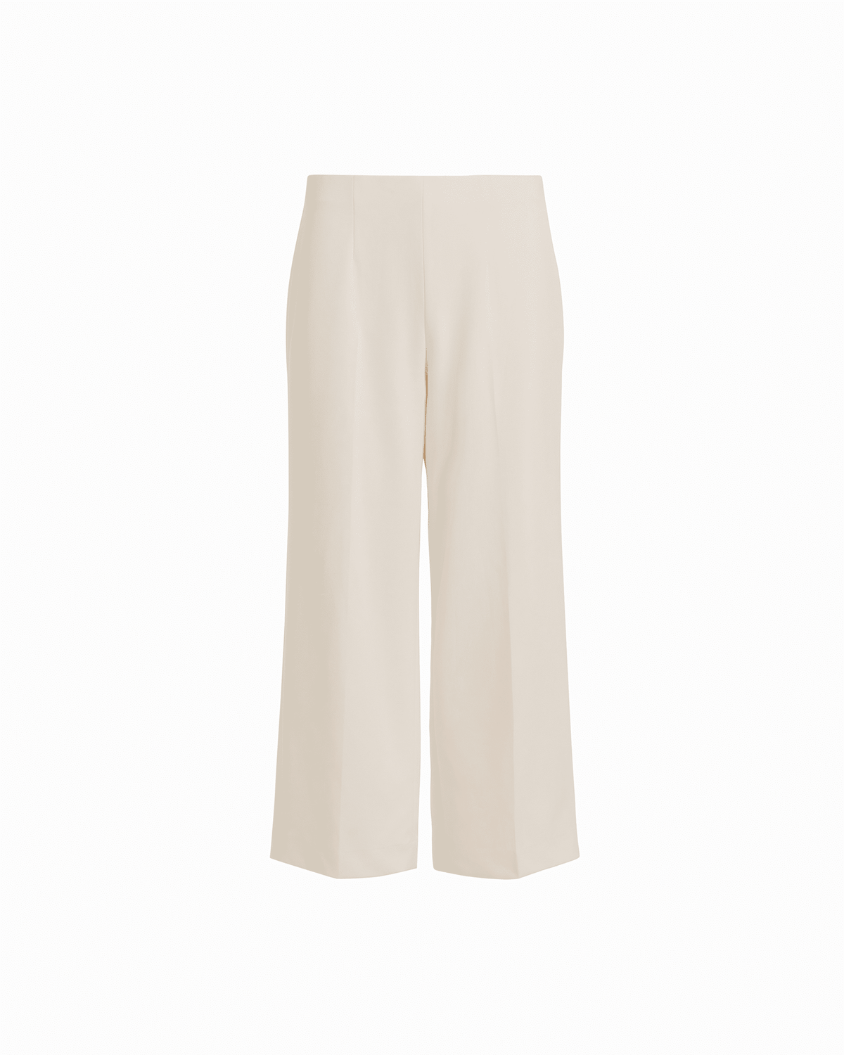 Hollywood Waist Pull-On Straight Ankle Pant - Anne Klein WHITE DOVE