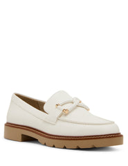 Ellison Loafer - Sophisticated Comfort - Anne Klein White