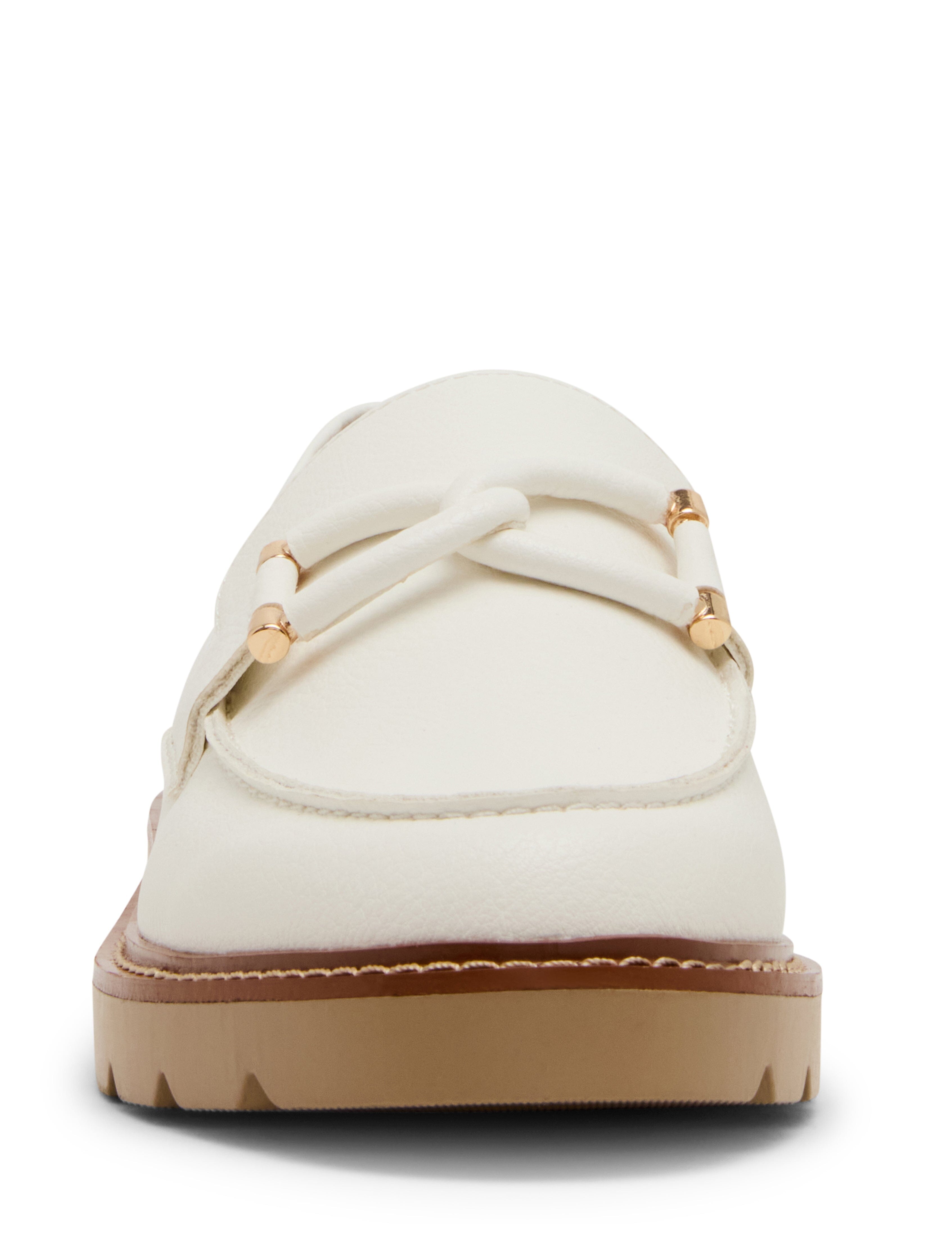 Ellison Loafer - Sophisticated Comfort - Anne Klein White