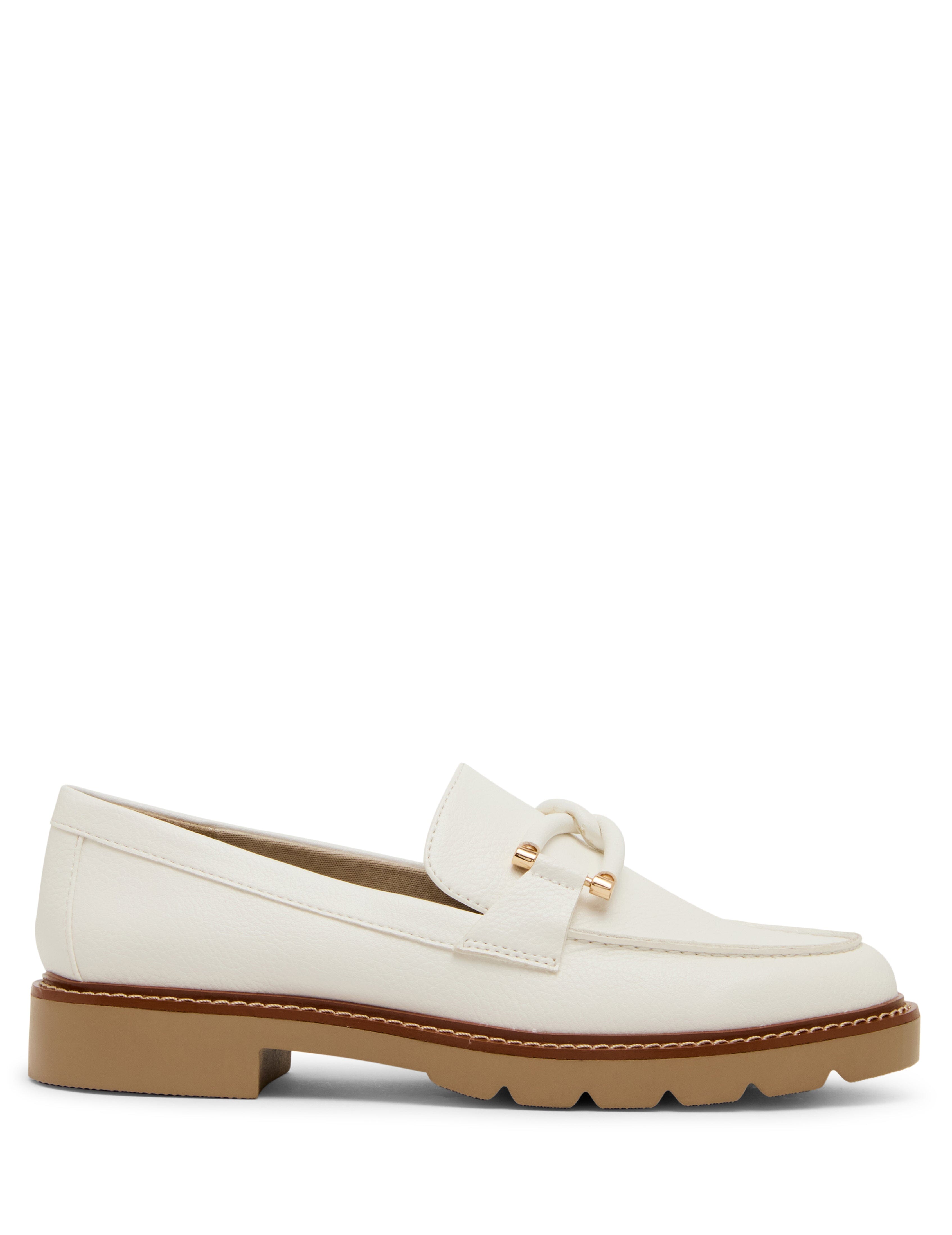 Ellison Loafer - Sophisticated Comfort - Anne Klein White