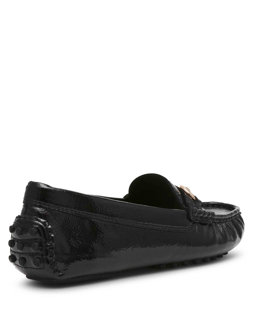 Chrystie Moccasin - Anne Klein Black Crinkle