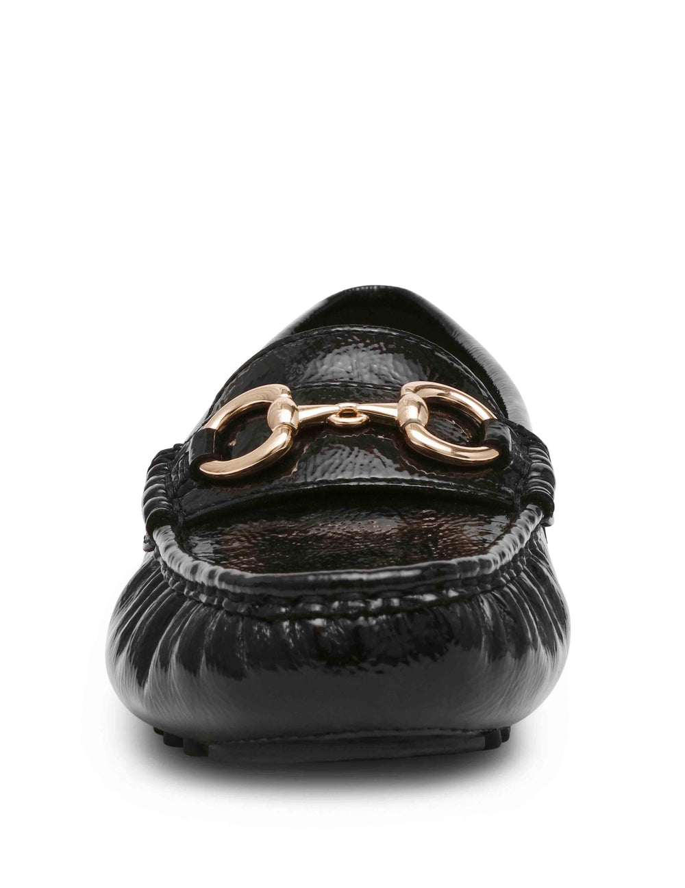 Chrystie Moccasin - Anne Klein Black Crinkle