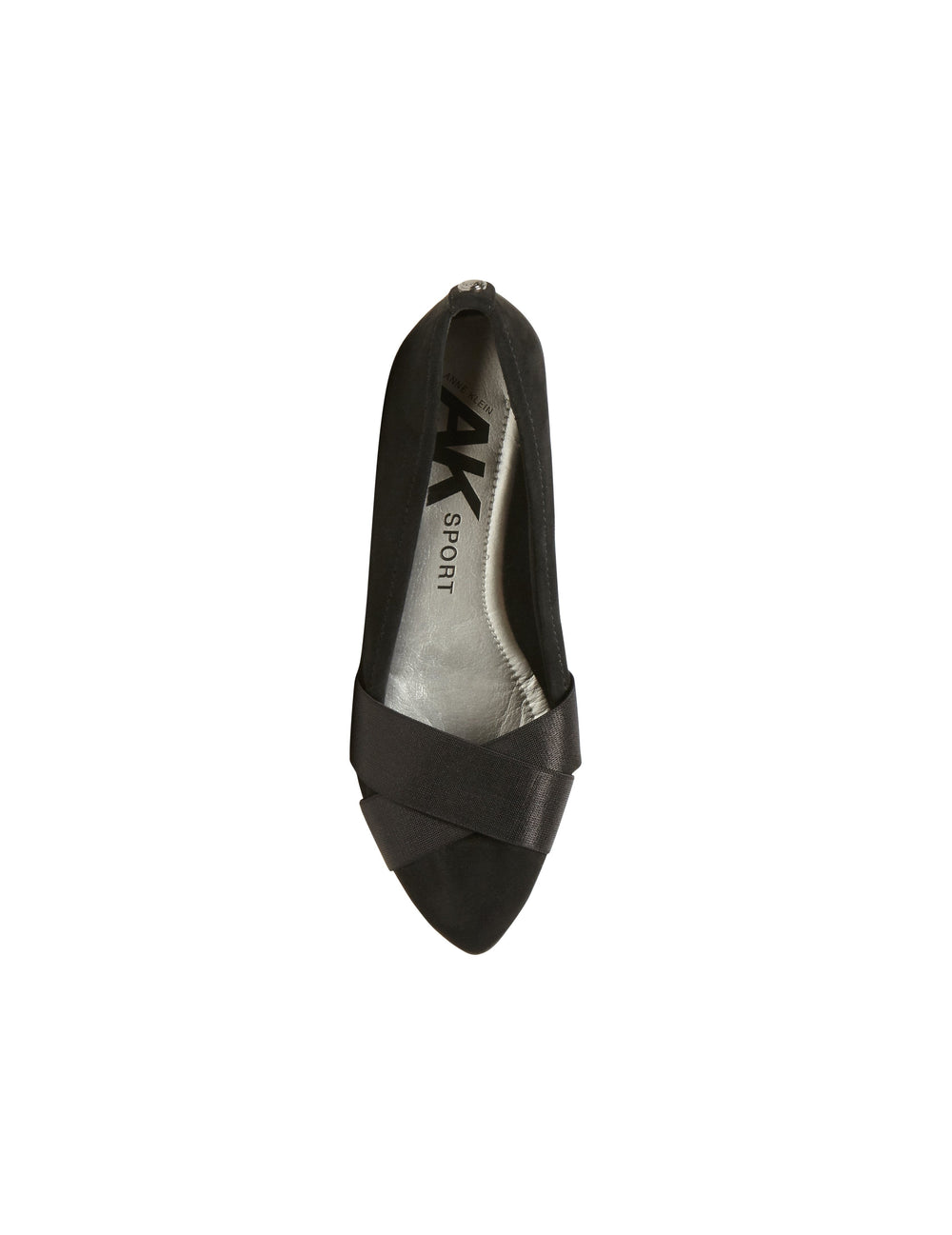 Oalise Flats Wide and Medium width - Anne Klein Black Fabric