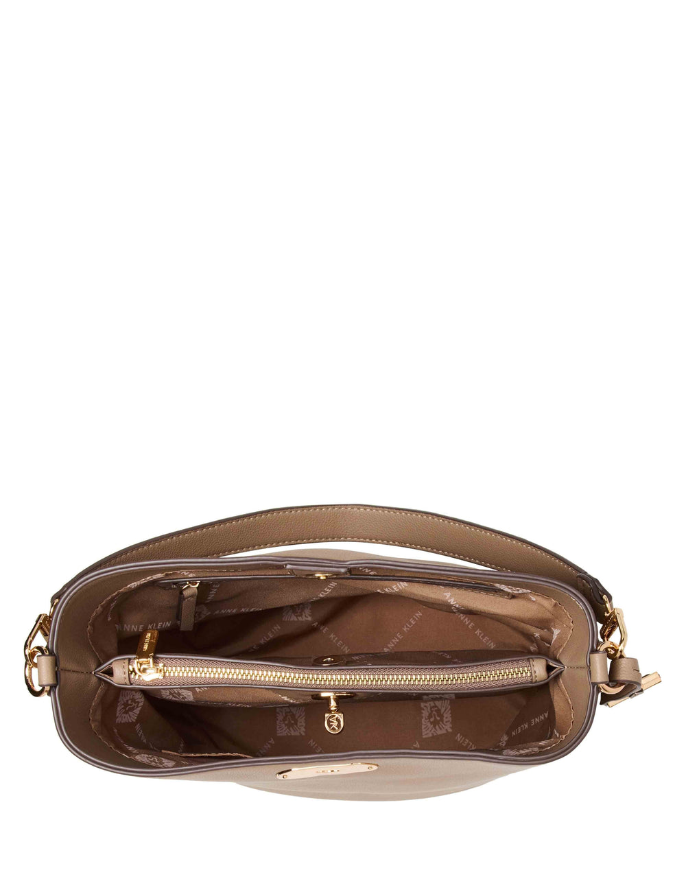 Medium Oval Turnlock Bucket with Convertible Strap - Anne Klein