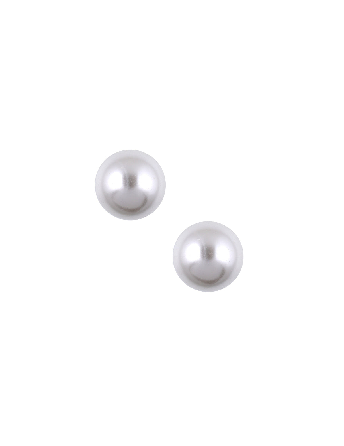 12MM Faux Pearl Stud Earrings - Anne Klein
