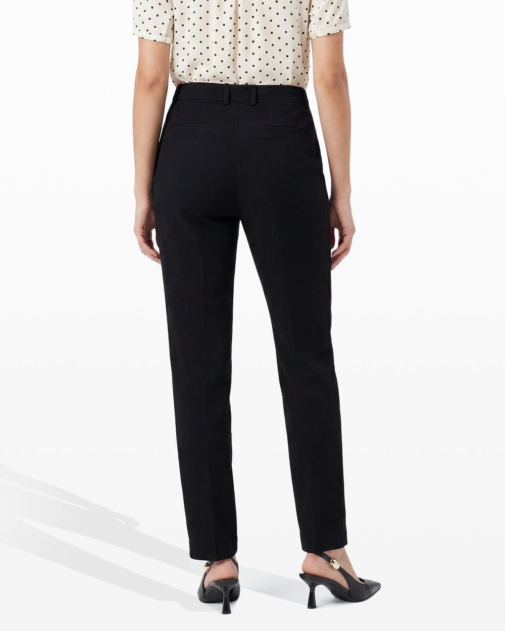Flare Leg Dress Pant in Black - Anne Klein Anne Black