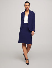 3-Piece Skirt & Pants Suit Set in Navy - Anne Klein Navy