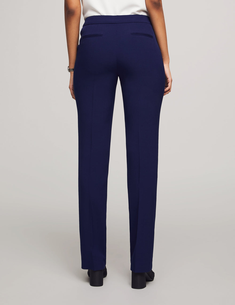 3-Piece Skirt & Pants Suit Set in Navy - Anne Klein Navy