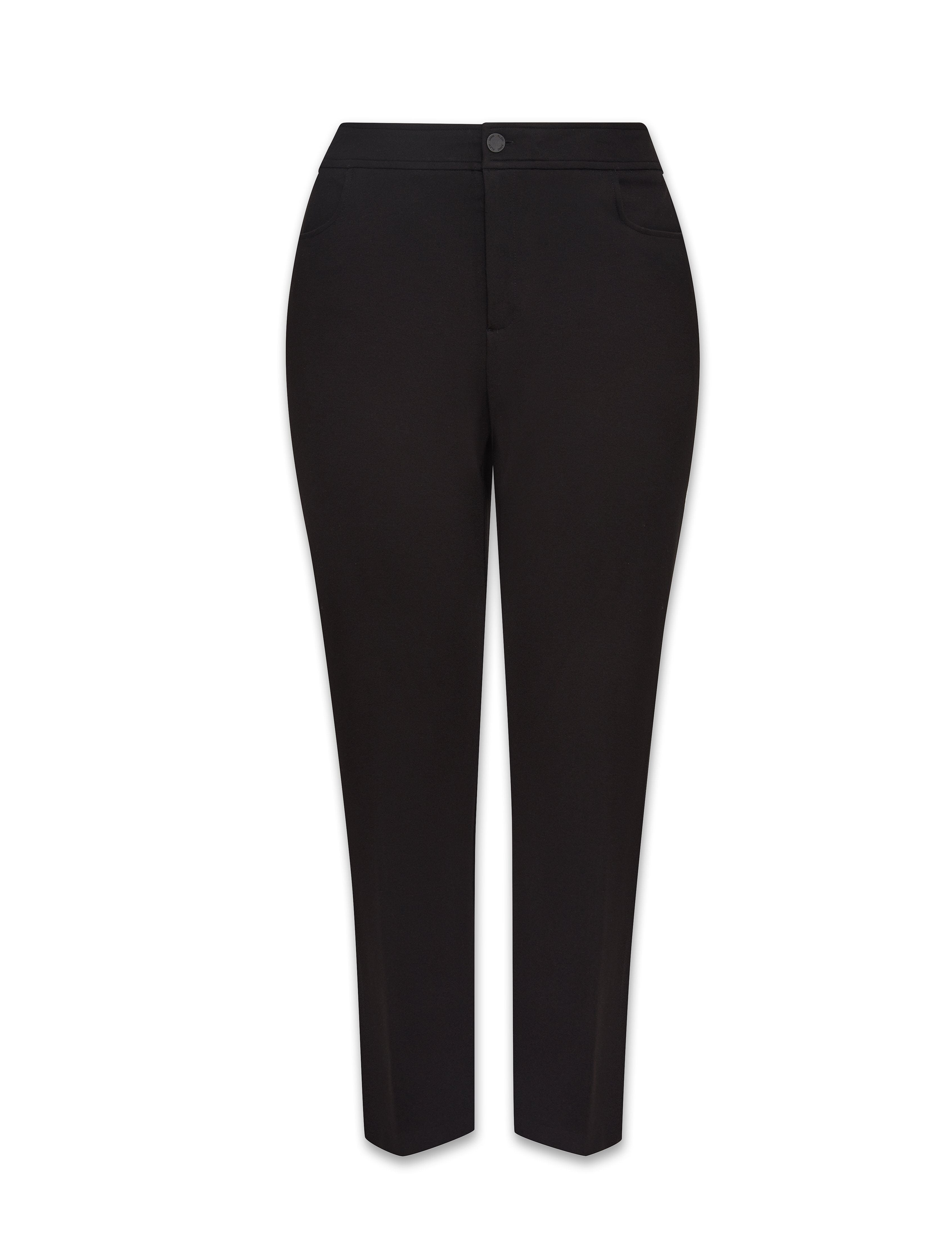 Plus Size Bootleg Dress Pant - Anne Klein Anne Black