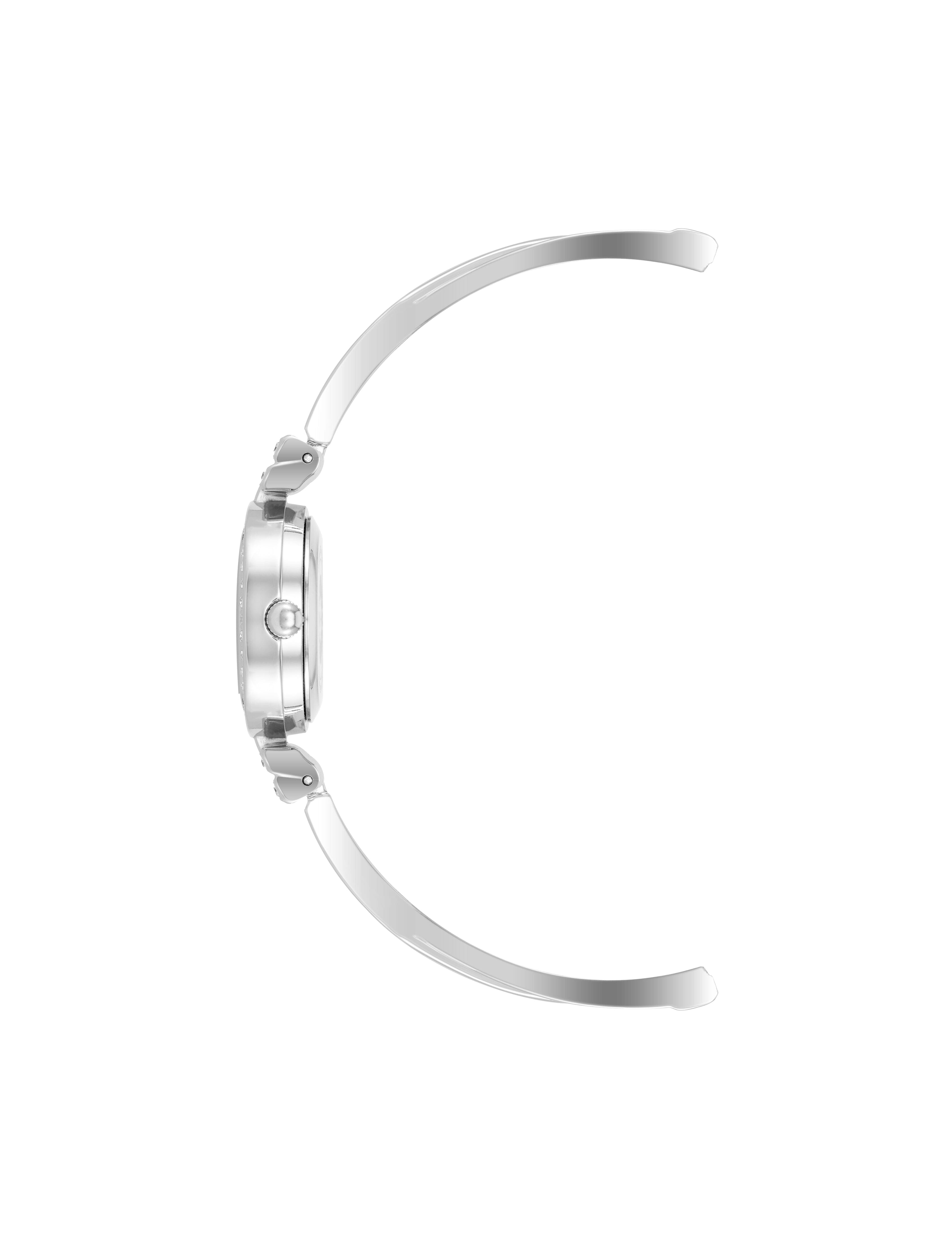Watch & Bracelet Set - Elegance & Precision - Anne Klein Silver-Tone