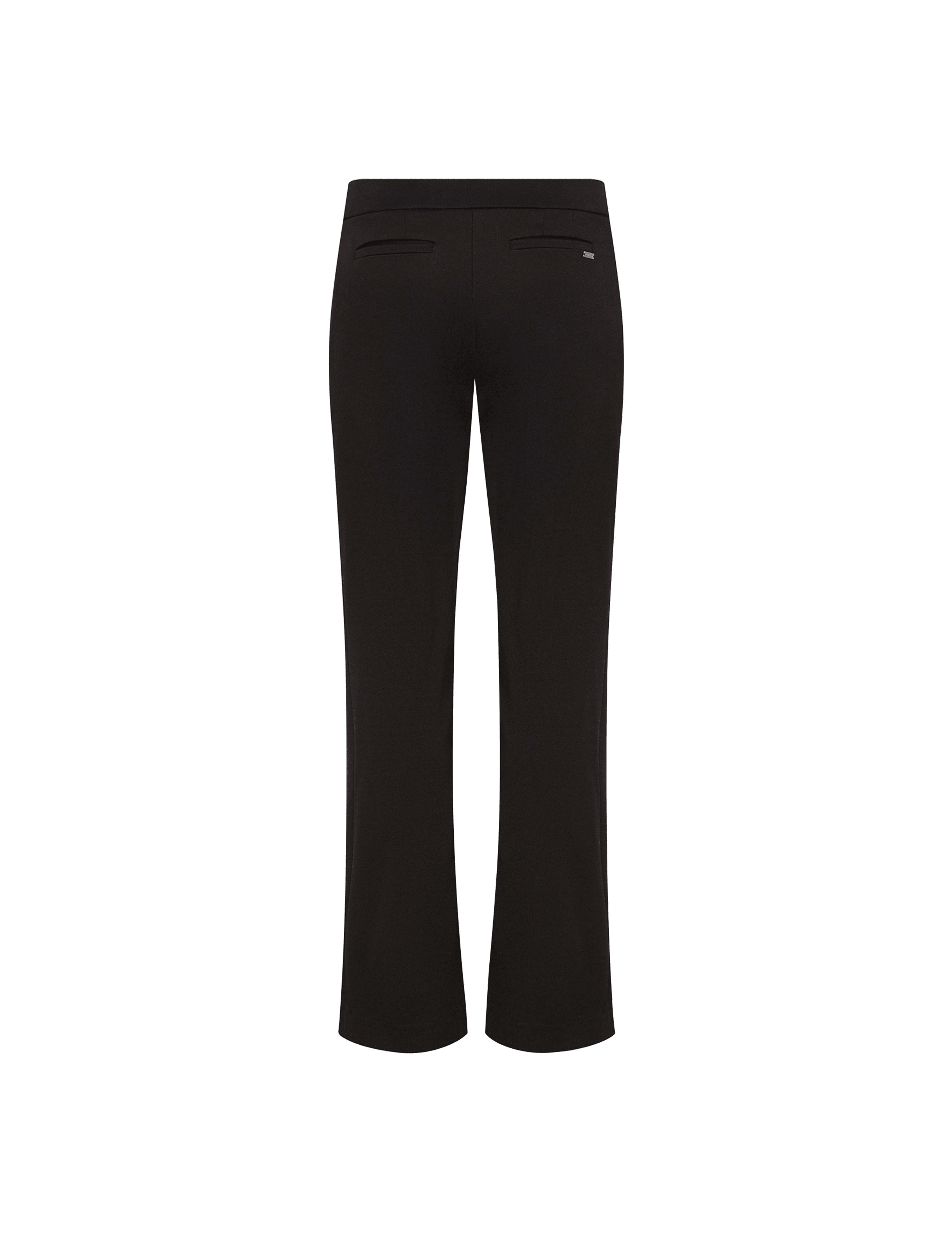 Pull On Straight Leg Trouser with Pockets - Anne Klein Anne Black