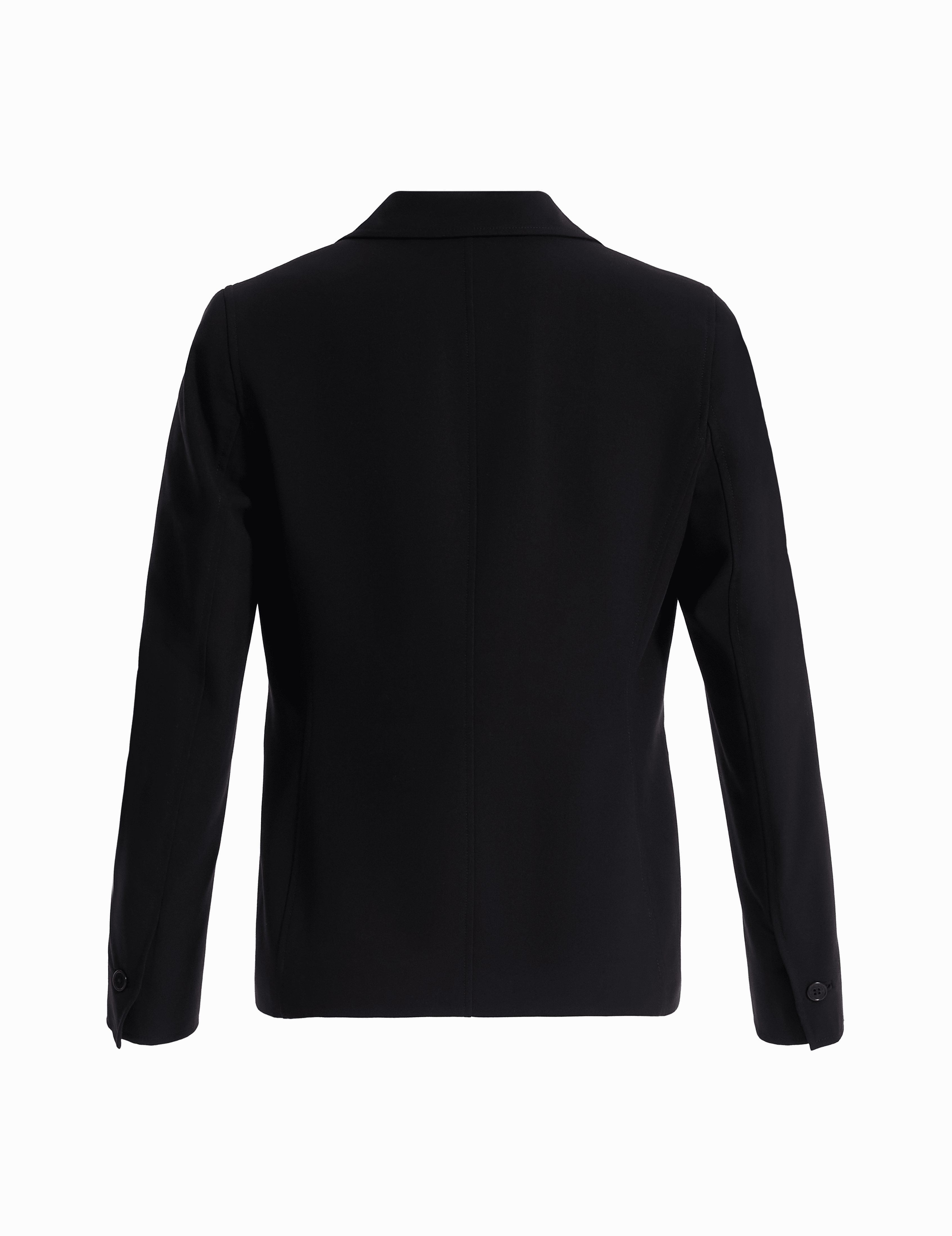 Notch Collar Blazer with Princess Seams - Anne Klein Anne Black