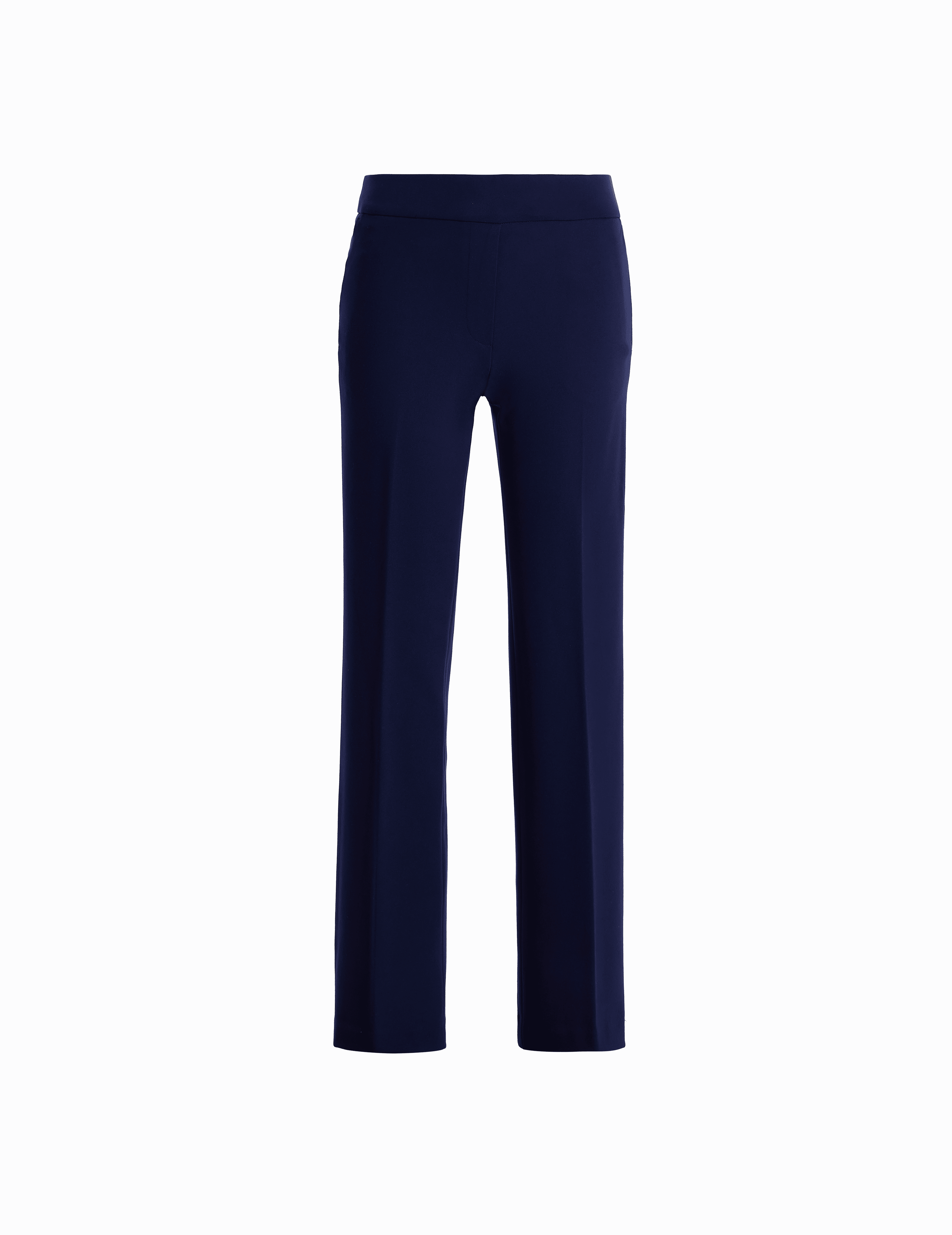 Pull On Straight Leg Trouser with Pockets - Anne Klein Distant Mountain
