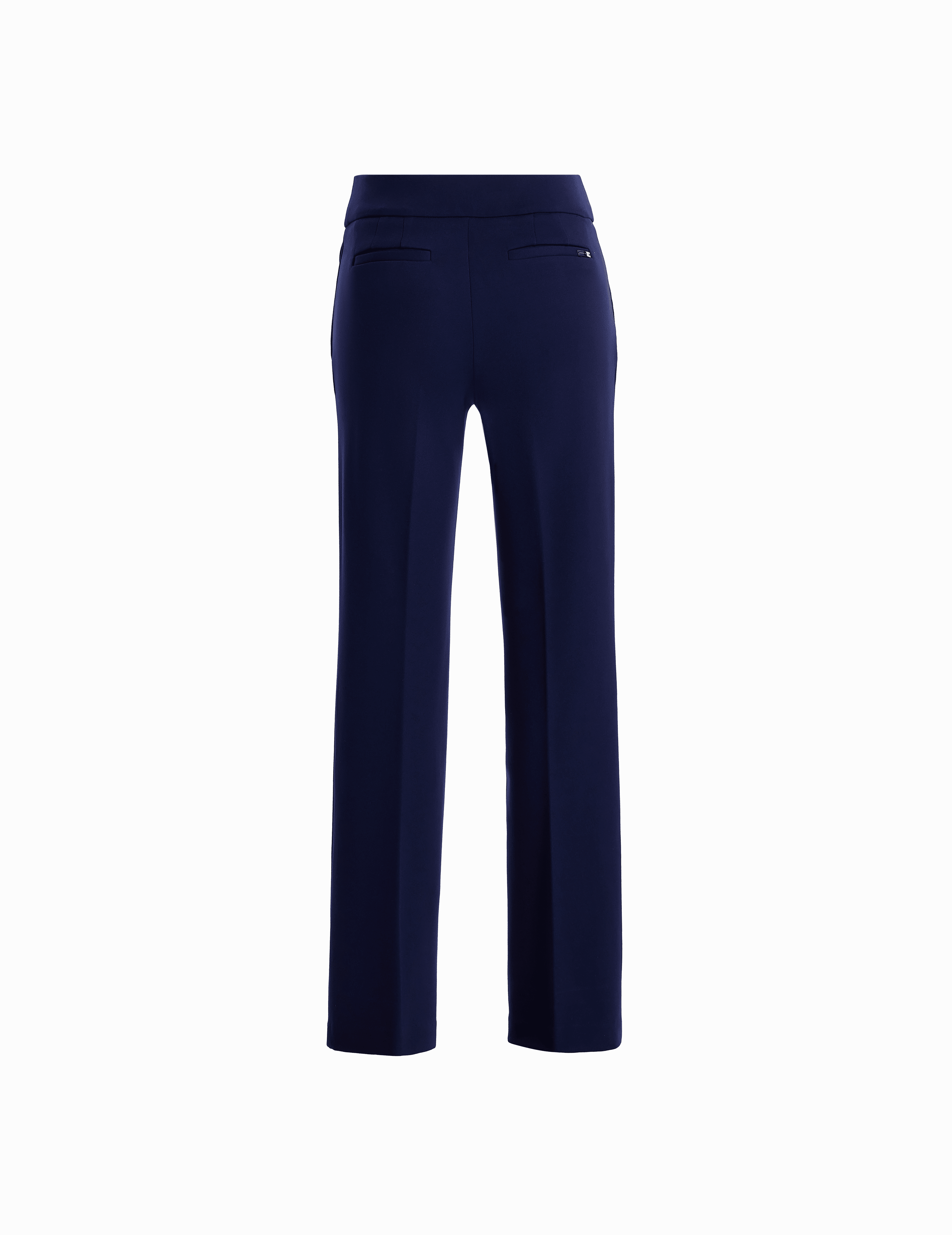 Pull On Straight Leg Trouser with Pockets - Anne Klein Distant Mountain