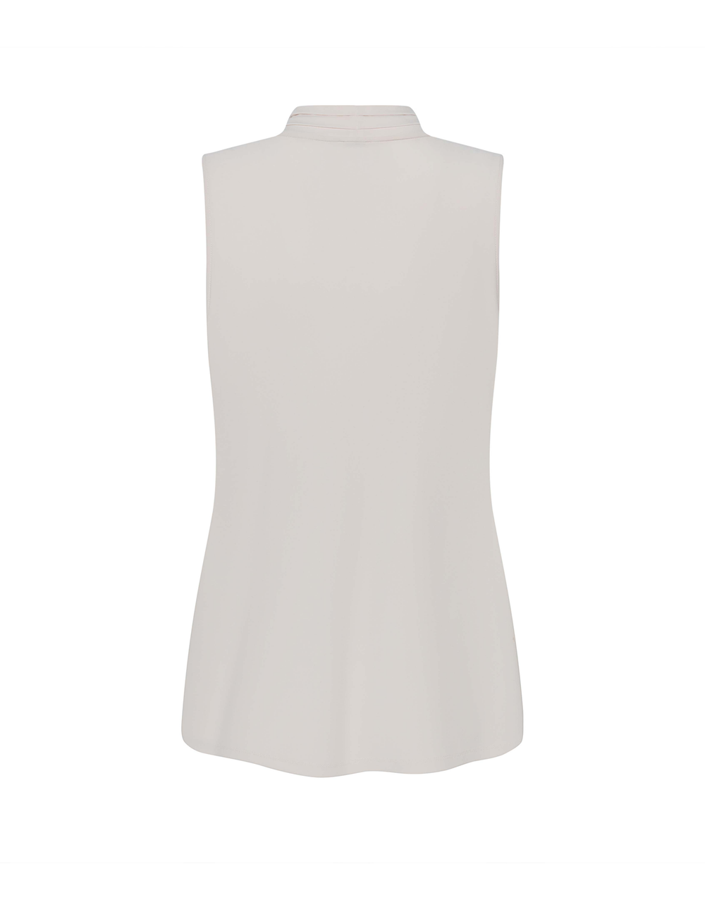 Plus Size Sleeveless V-Neck Pleat Top - Anne Klein Anne White