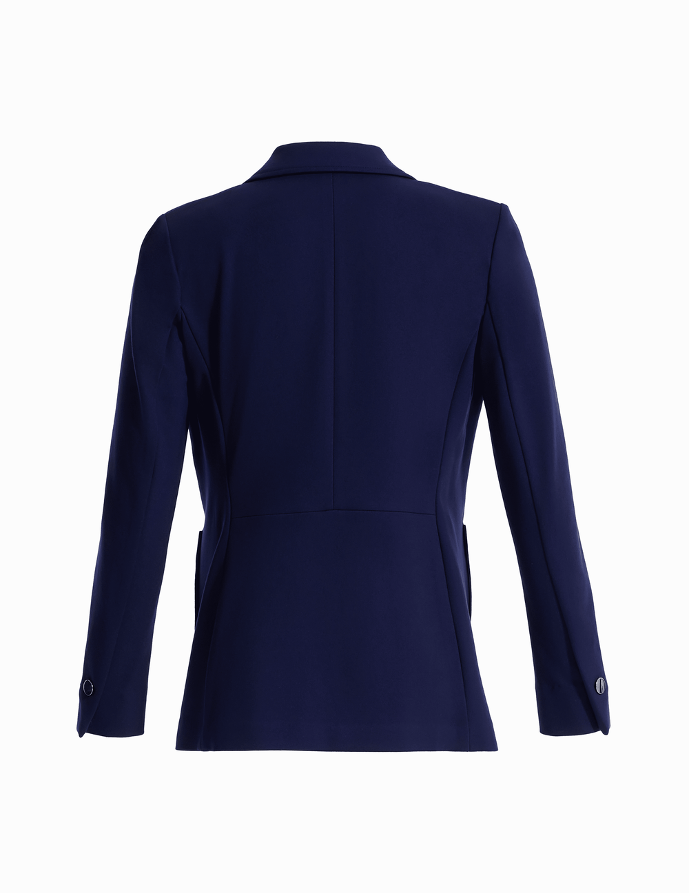 Faux Double Breasted Blazer with Patch Pockets - Anne Klein Distant Mountain