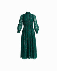 Ruched Midi Dress - Anne Klein Midnight Pine
