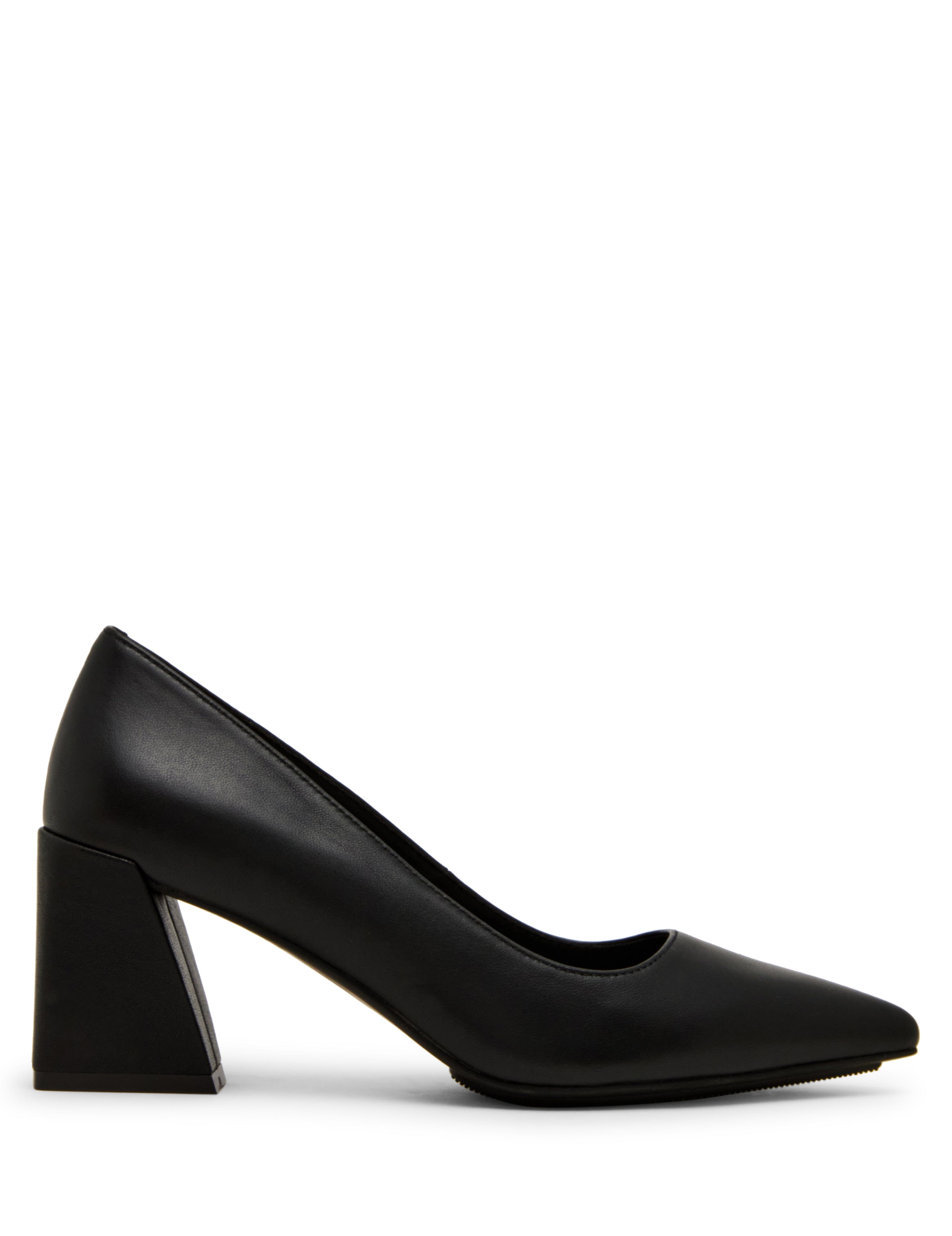 Relena Leather Pump in Black Leather - Anne Klein Black Leather