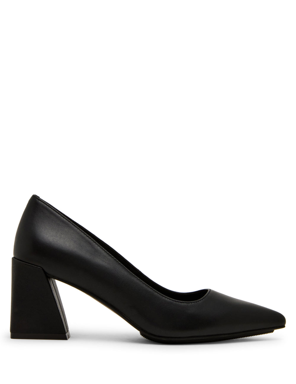 Relena Leather Pump in Black Leather - Anne Klein Black Leather