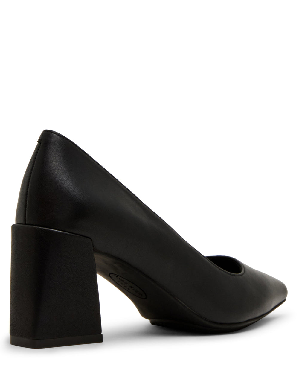 Relena Leather Pump in Black Leather - Anne Klein Black Leather