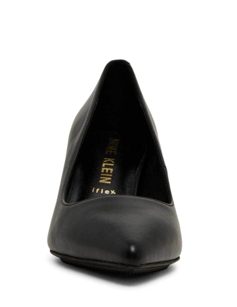 Relena Leather Pump in Black Leather - Anne Klein Black Leather