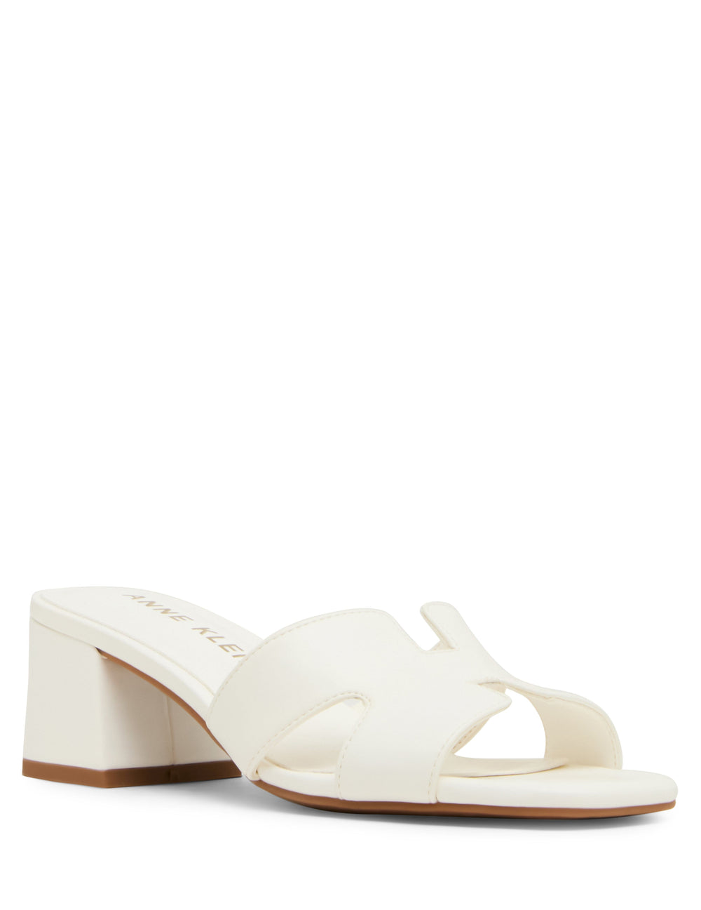 Delphine Strappy Sandal in White - Anne Klein White