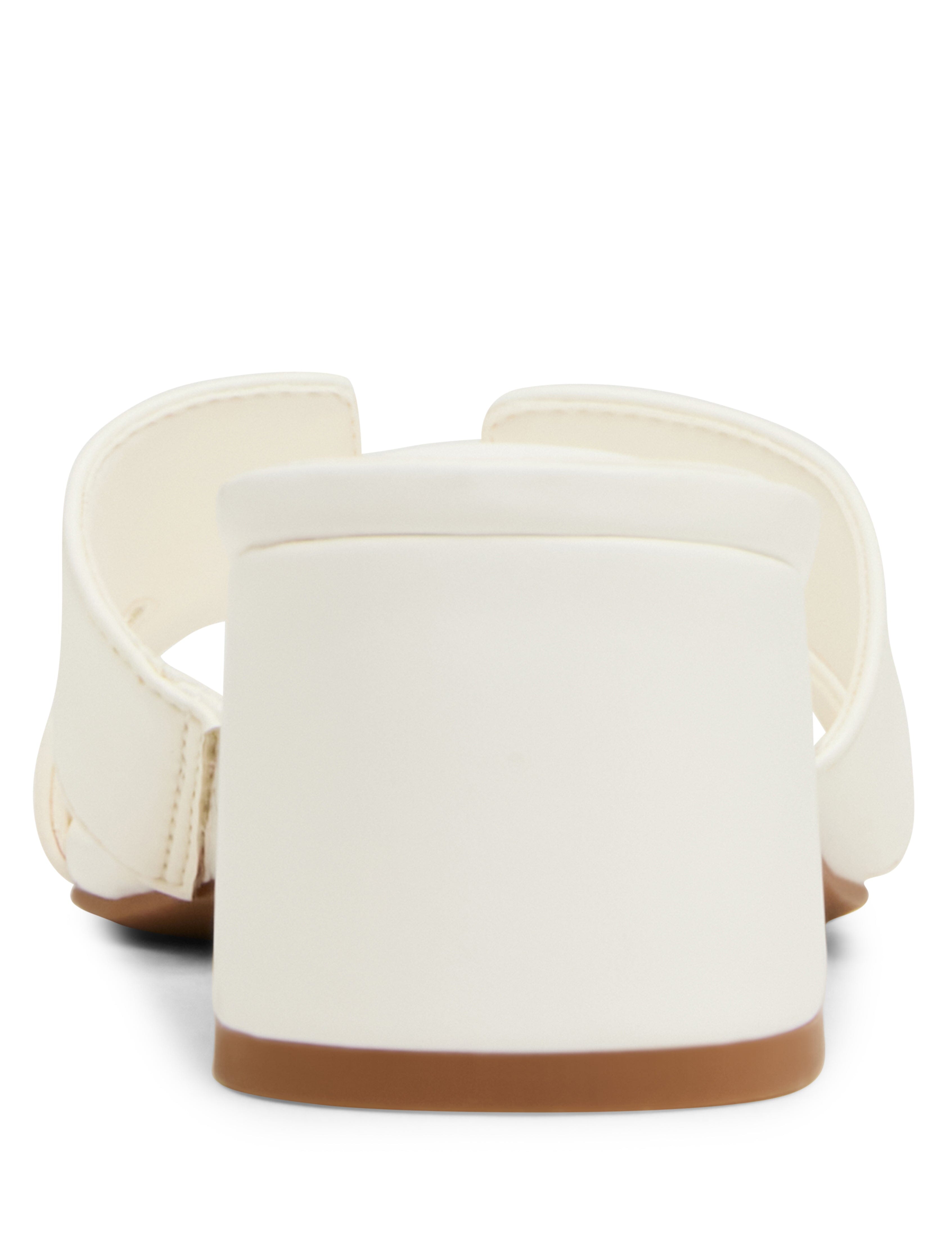 Delphine Strappy Sandal in White - Anne Klein White