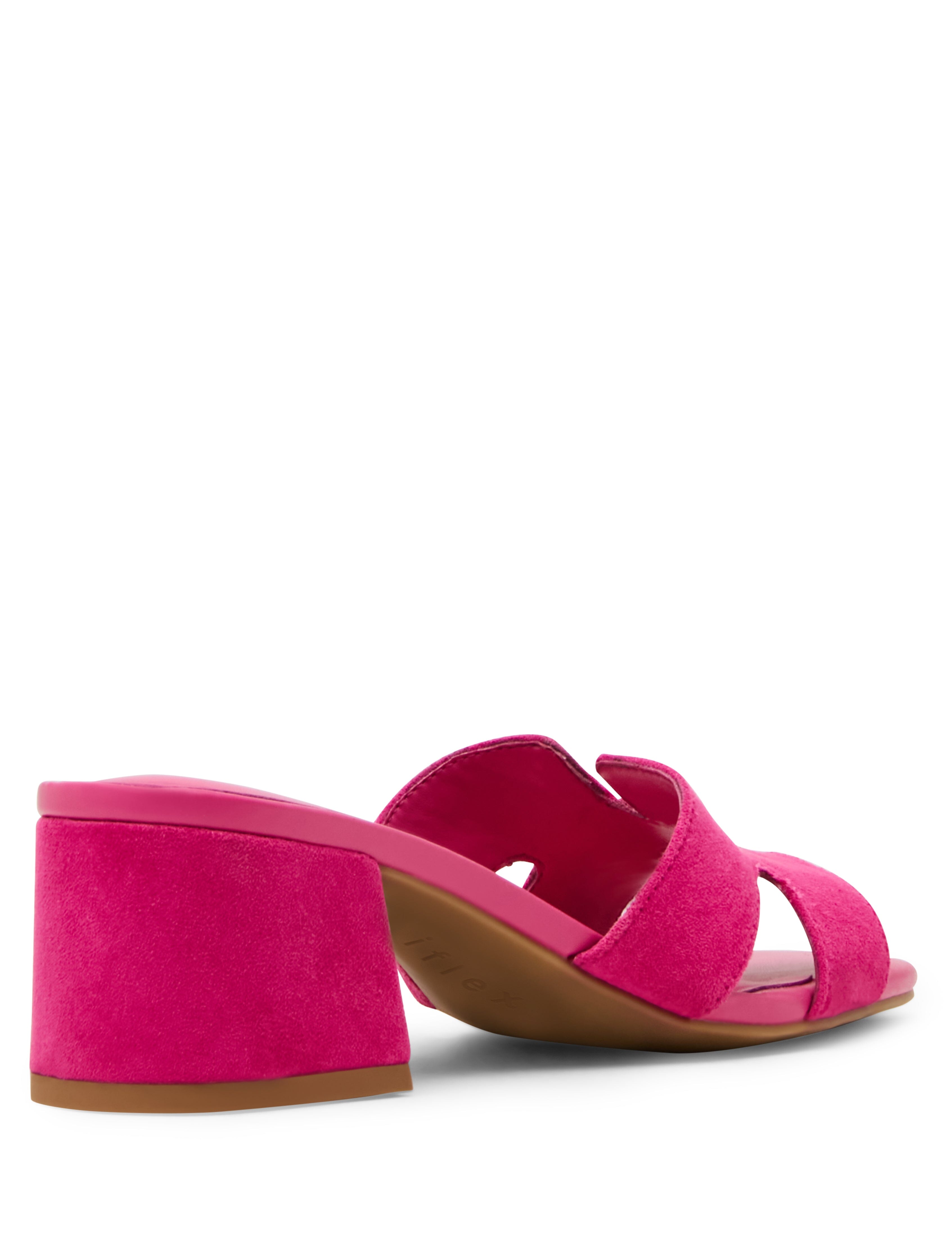 Delphine Strappy Sandal in Fuschia - Anne Klein Fuschia