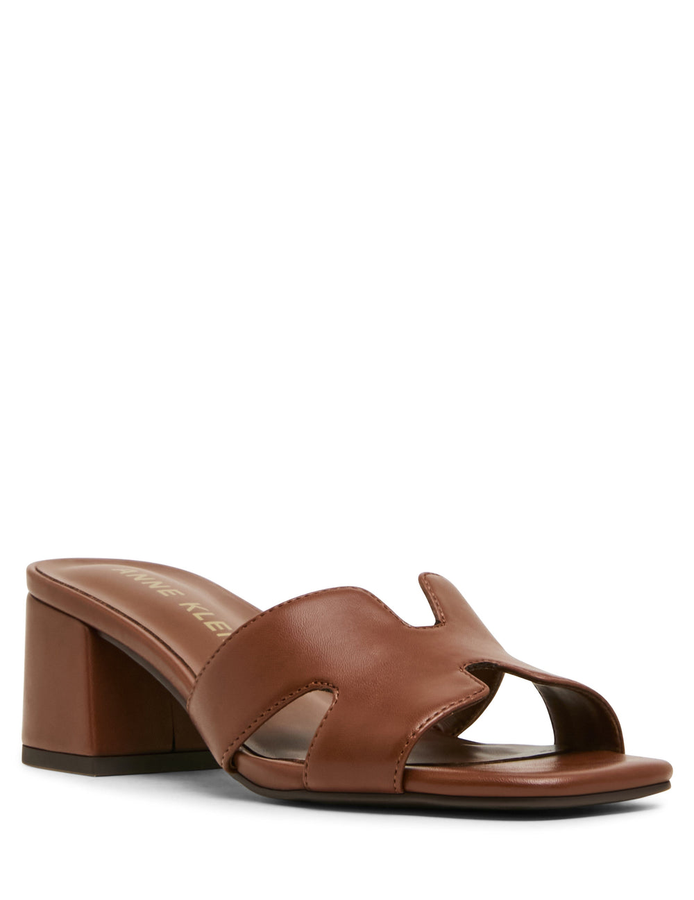 Delphine Strappy Sandal in Cognac - Anne Klein Cognac