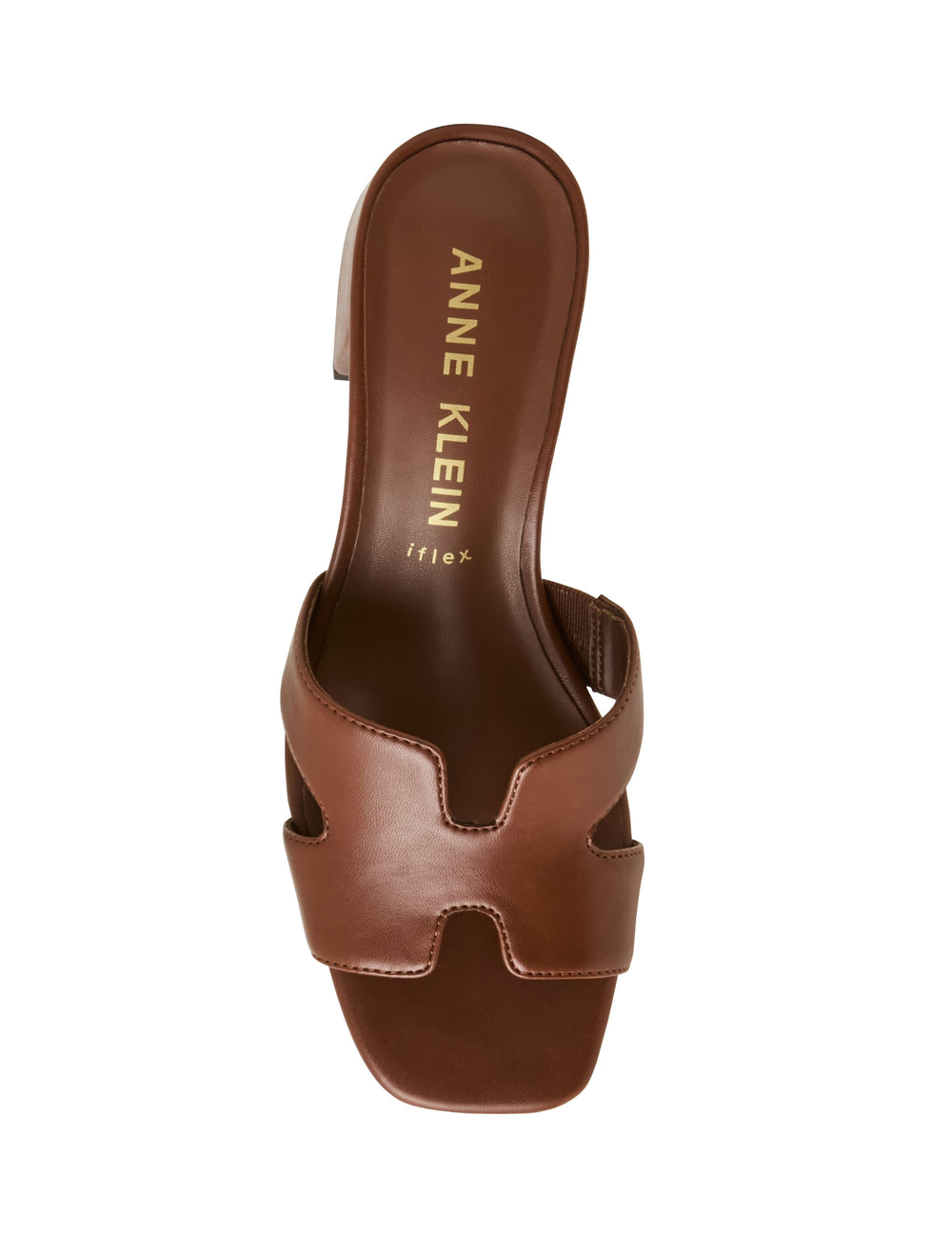 Delphine Strappy Sandal in Cognac - Anne Klein Cognac