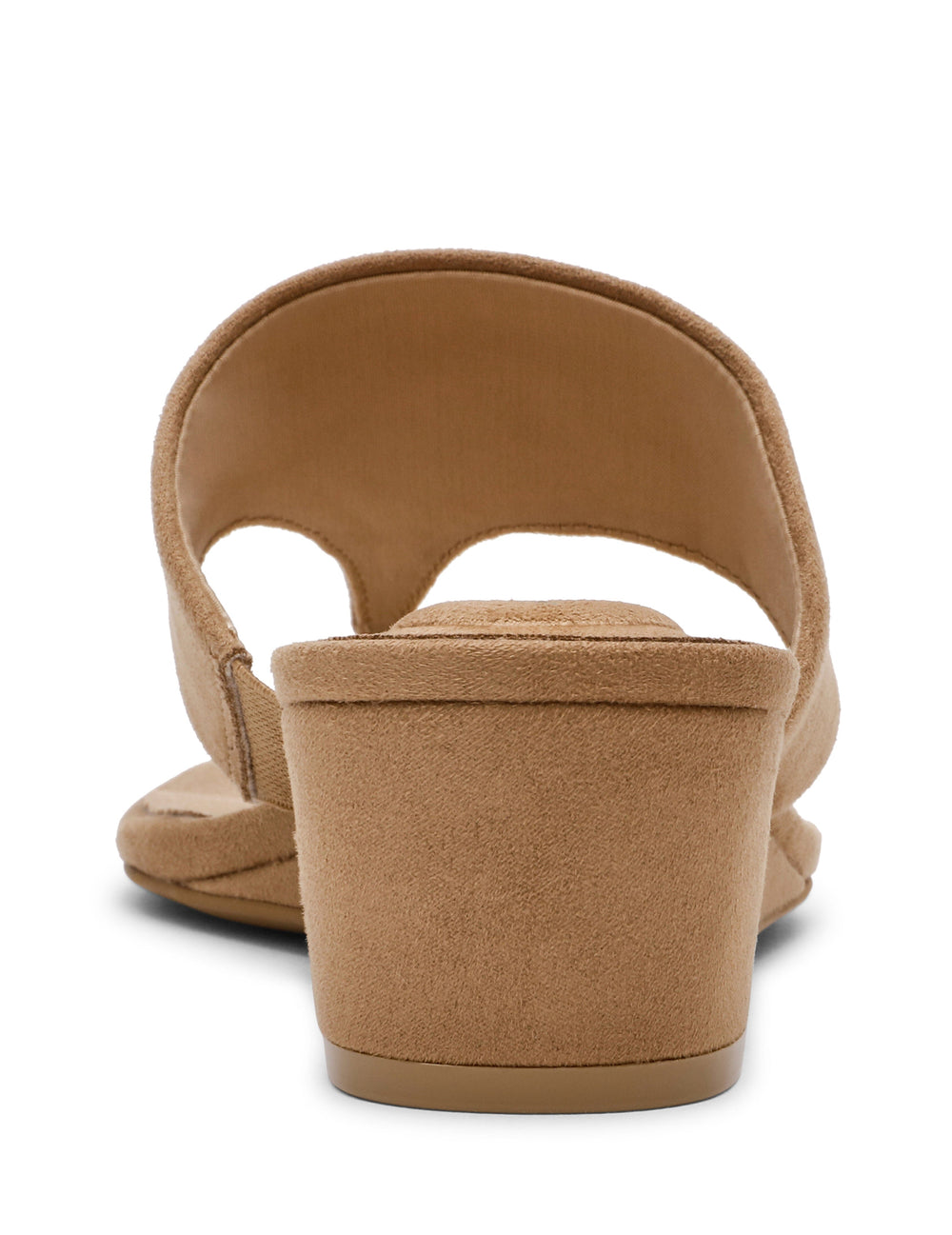 Willing Strappy Flat Sandal in Sand Suede - Anne Klein Sand Suede