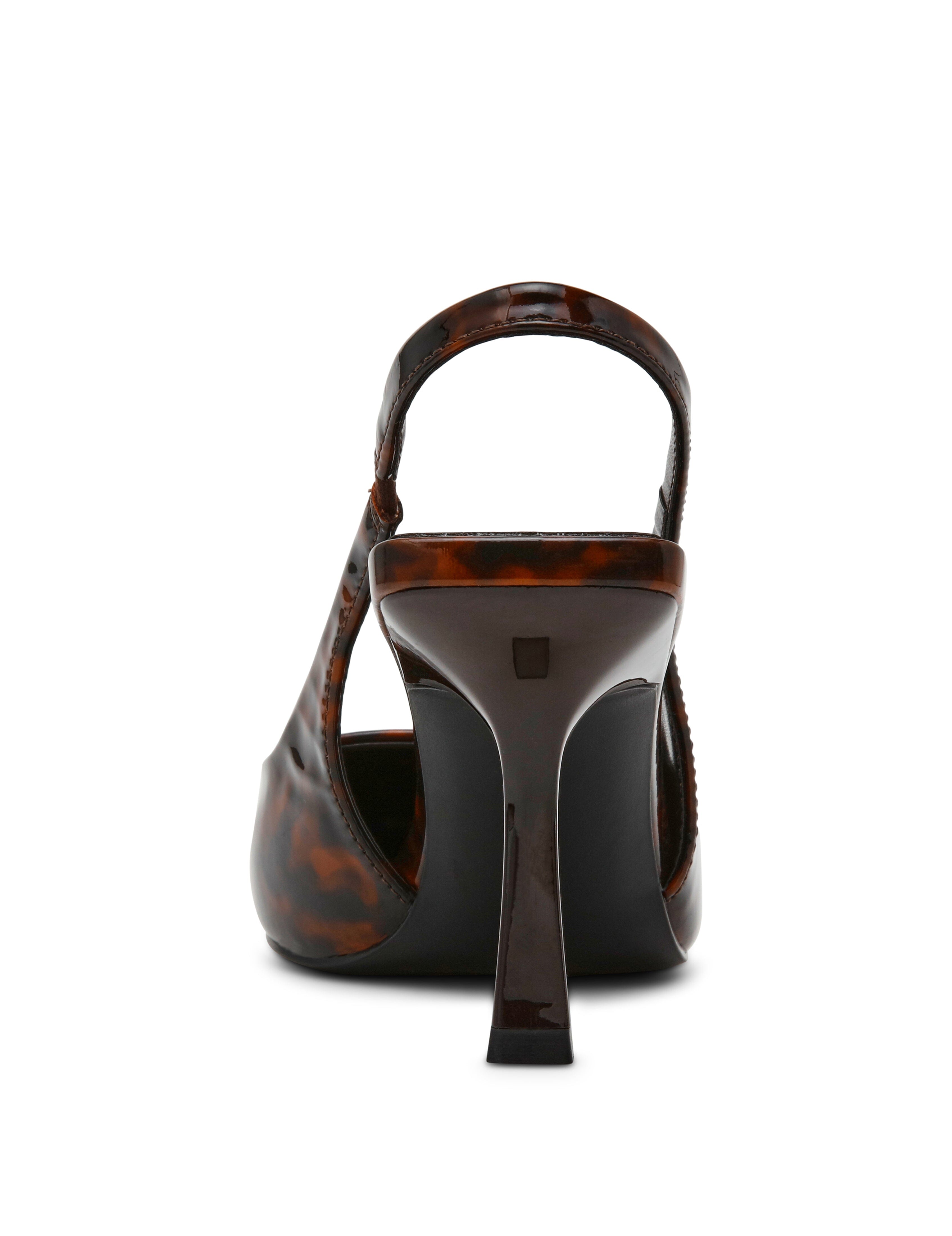 Itzy Slingback Block Heel Pump in Tortoise - Anne Klein Tortoise