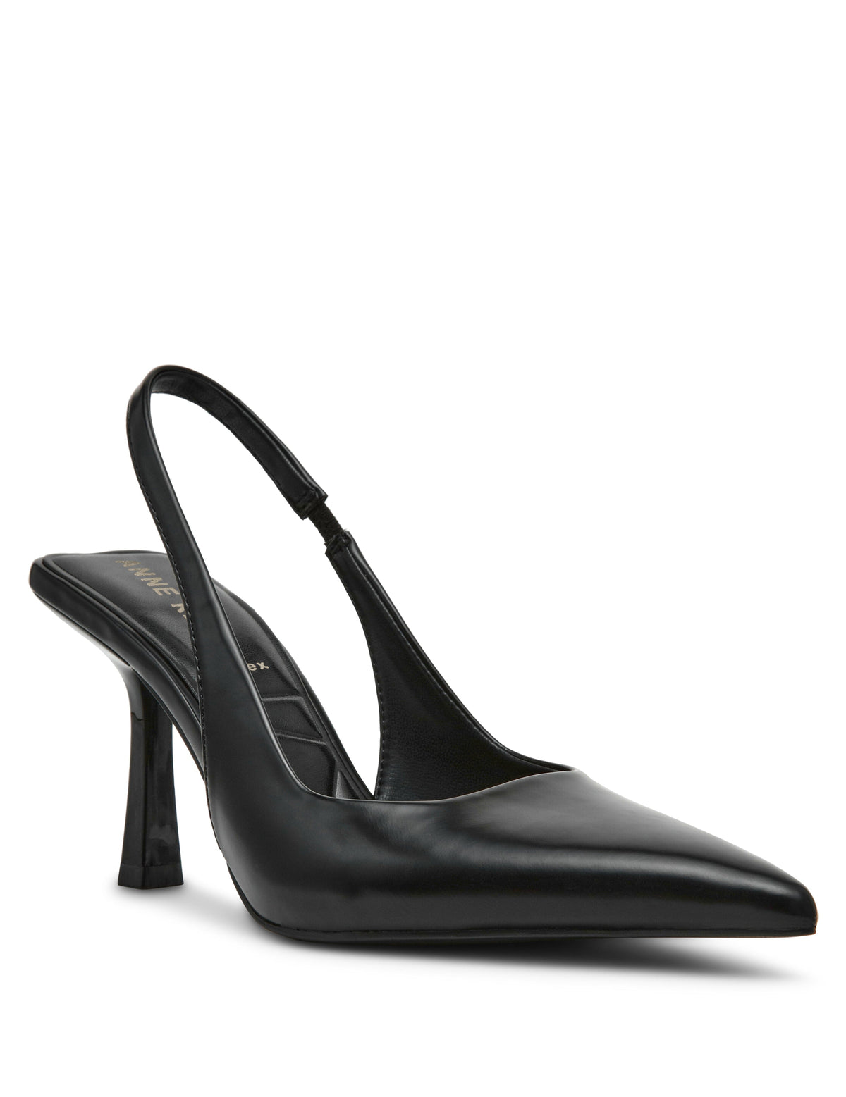 Itzy Slingback Block Heel Pump in Black Box - Anne Klein Black Box