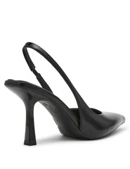 Itzy Slingback Block Heel Pump in Black Box - Anne Klein Black Box