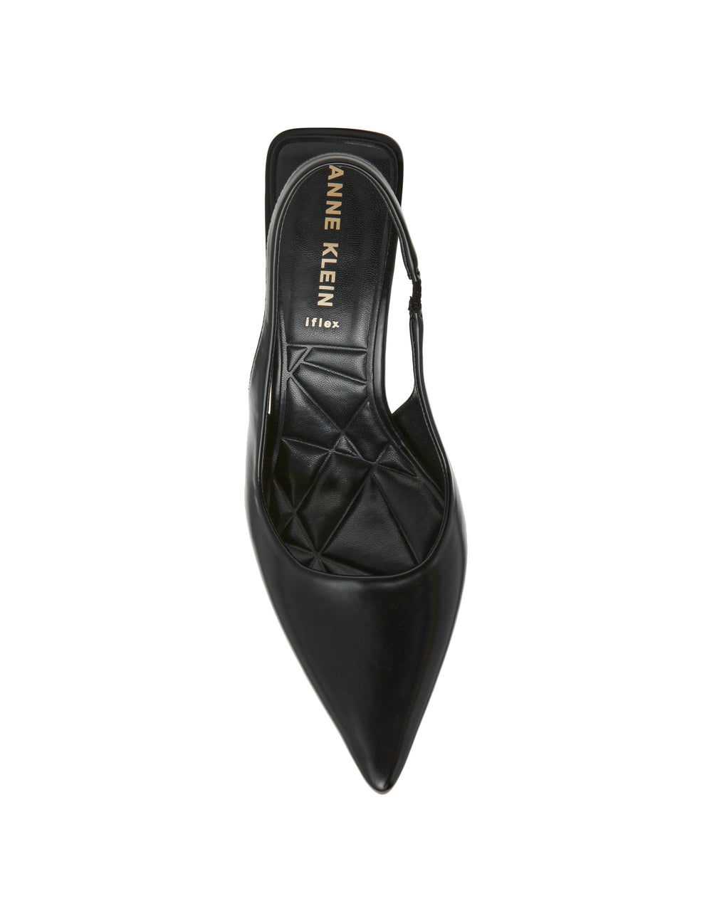Itzy Slingback Block Heel Pump in Black Box - Anne Klein Black Box