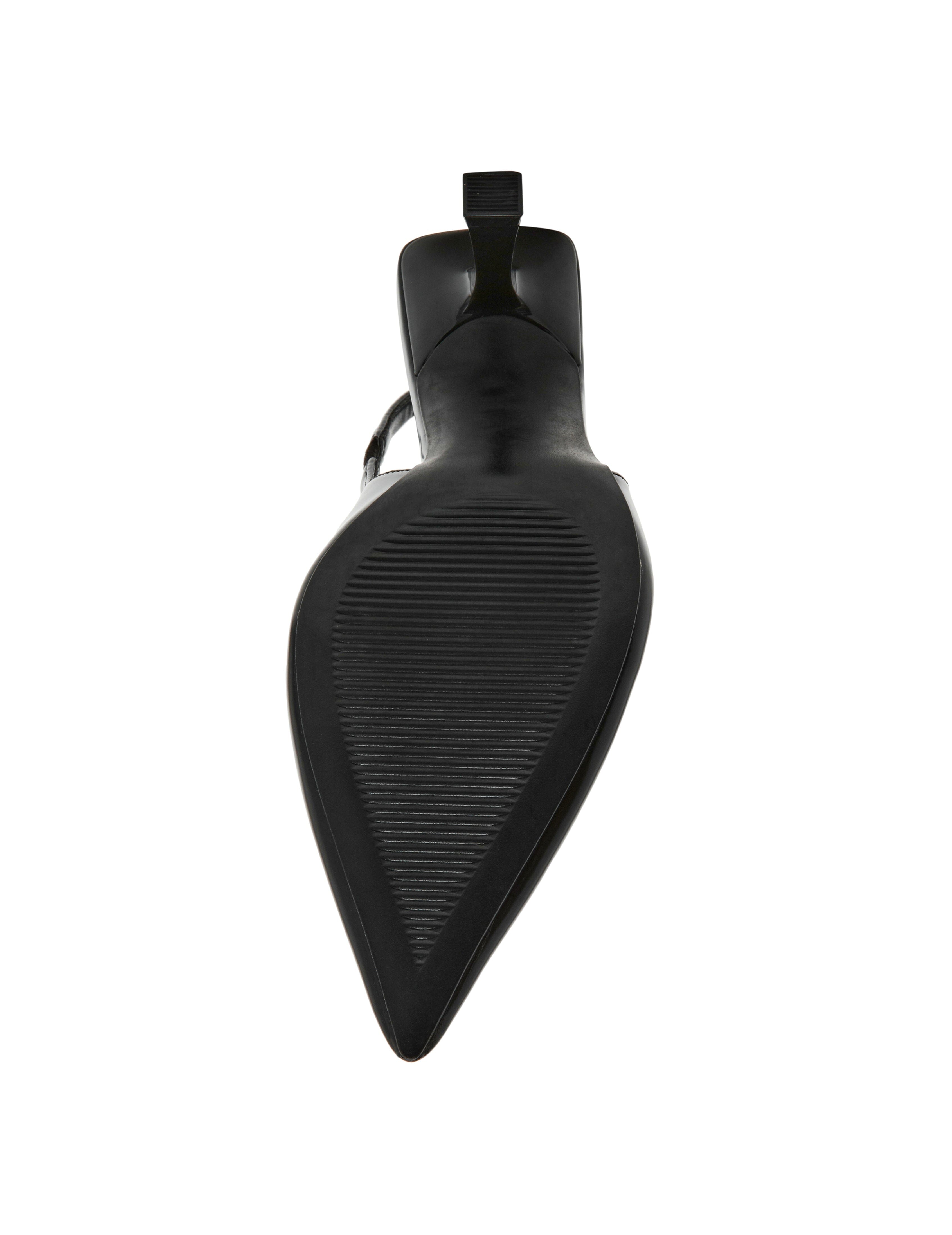 Itzy Slingback Block Heel Pump in Black Box - Anne Klein Black Box