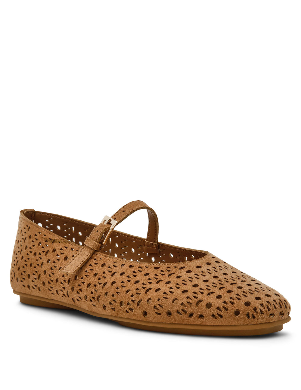 Connie P Ballet Flat in Light Brown - Anne Klein Light Brown