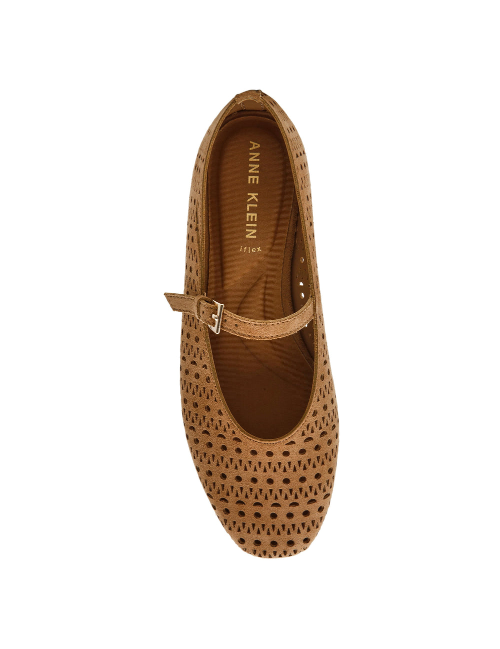 Connie P Ballet Flat in Light Brown - Anne Klein Light Brown