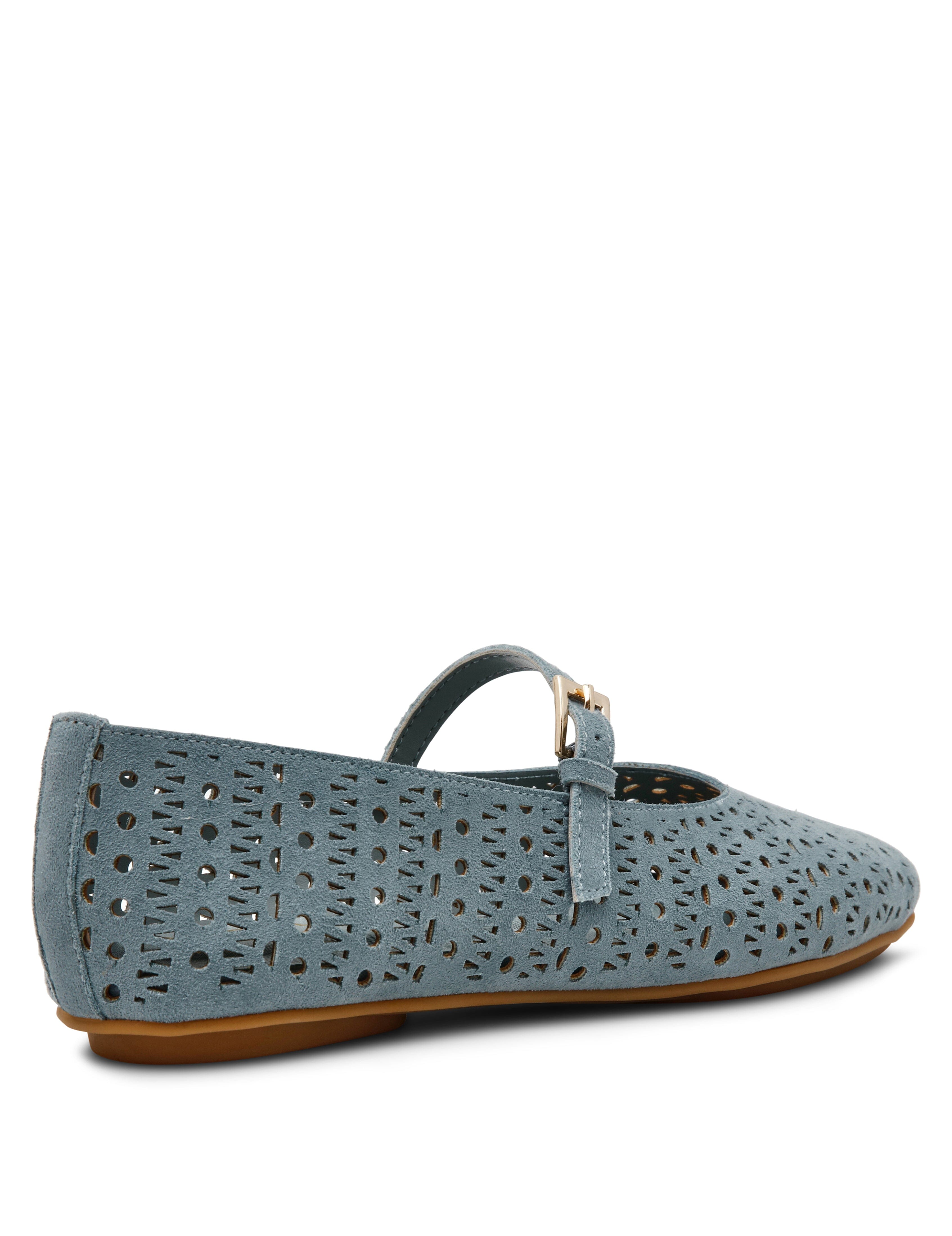Connie P Ballet Flat in Blue - Anne Klein Blue