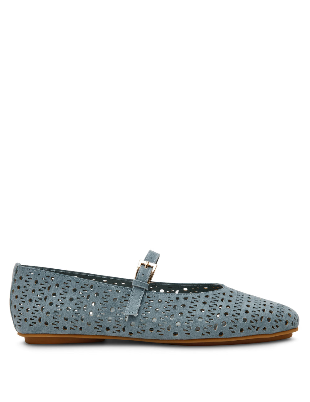 Connie P Ballet Flat in Blue - Anne Klein Blue