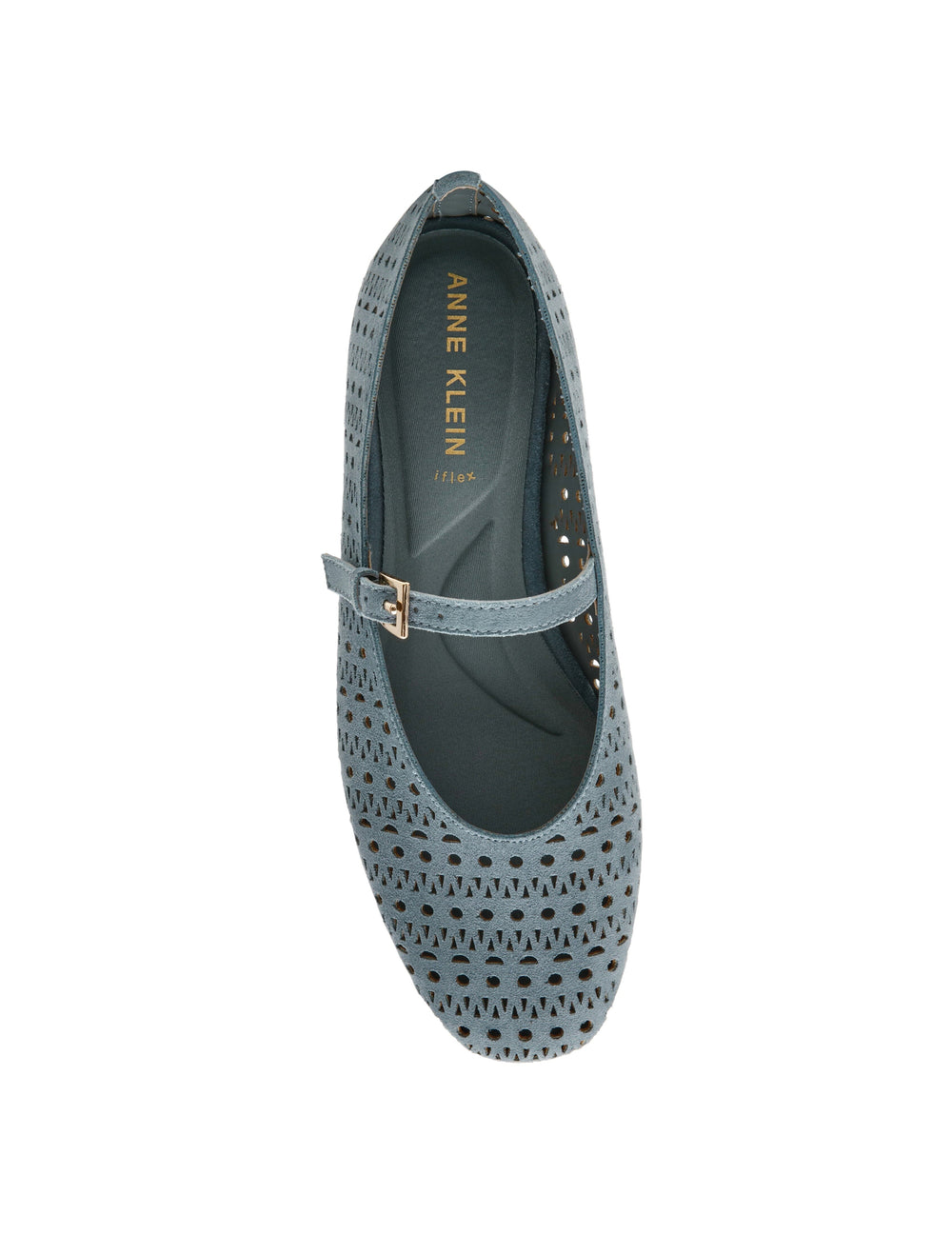 Connie P Ballet Flat in Blue - Anne Klein Blue