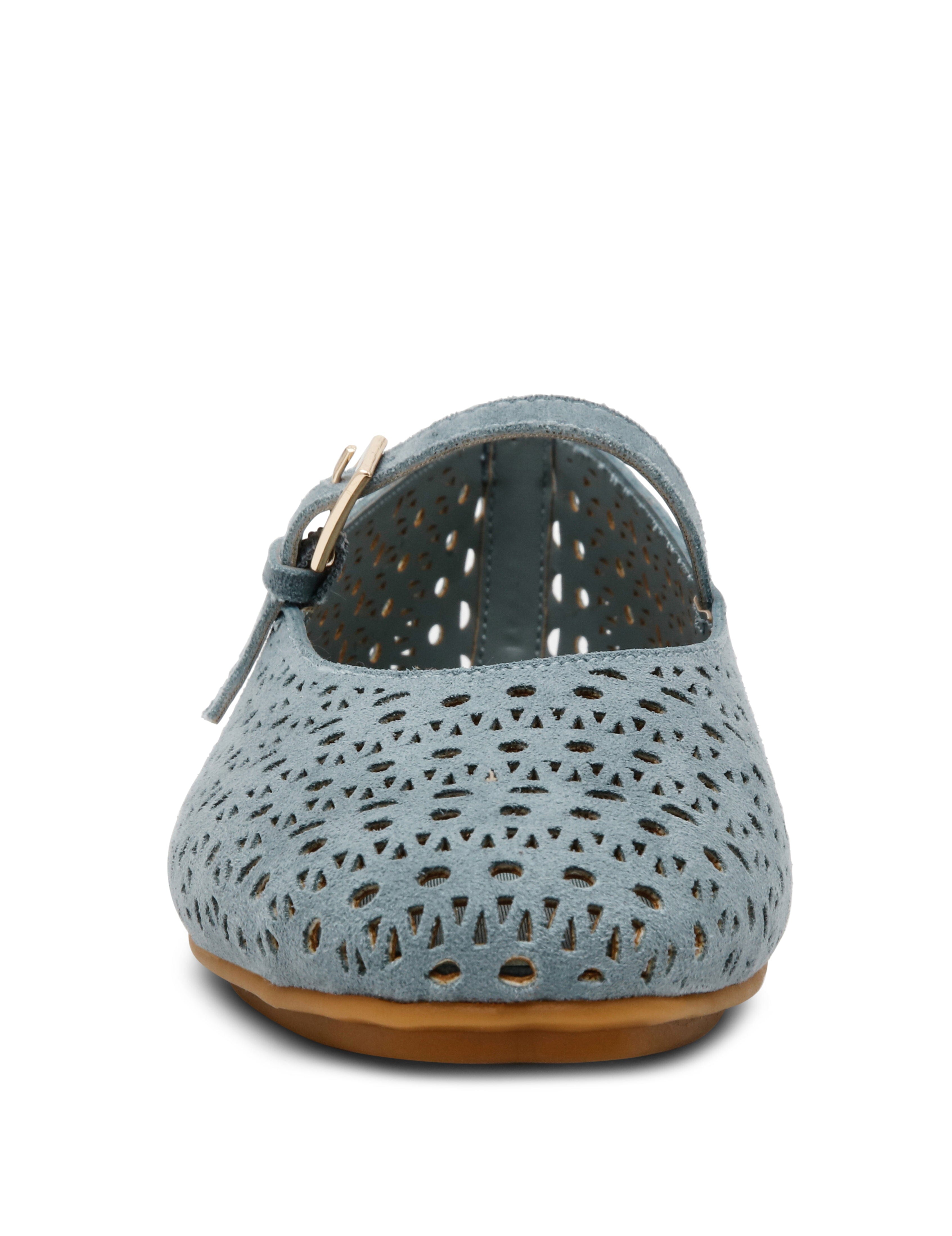 Connie P Ballet Flat in Blue - Anne Klein Blue