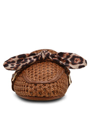 Avery Slip-On Flat Mule - Anne Klein Brown Leopard