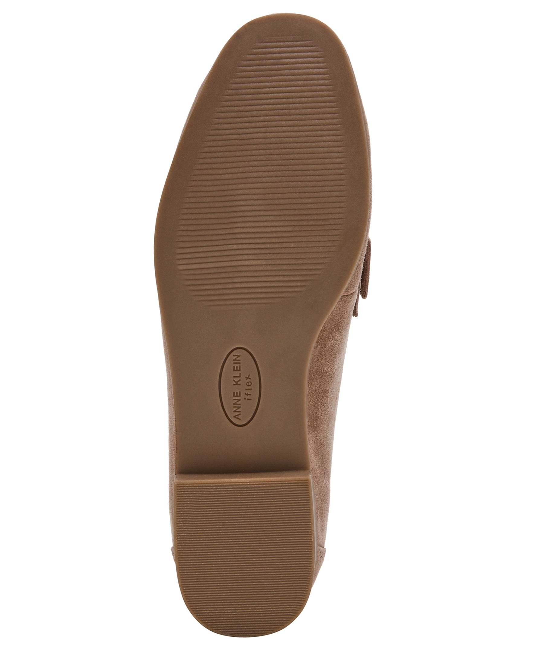 Bowie Slip-On Loafer in Taupe Suede - Anne Klein Taupe Suede