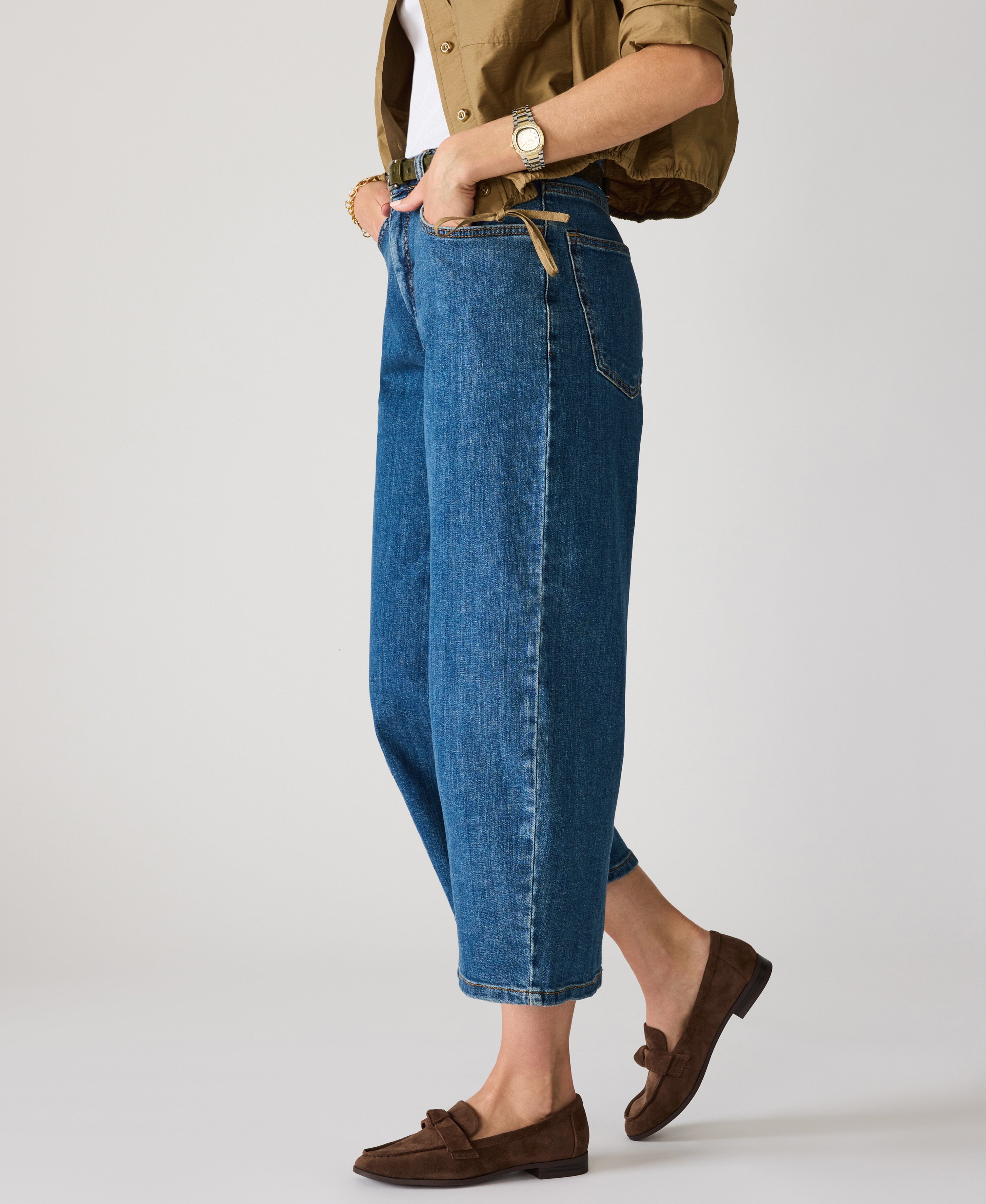 Bowie Slip-On Loafer in Brown Suede - Anne Klein Brown Suede