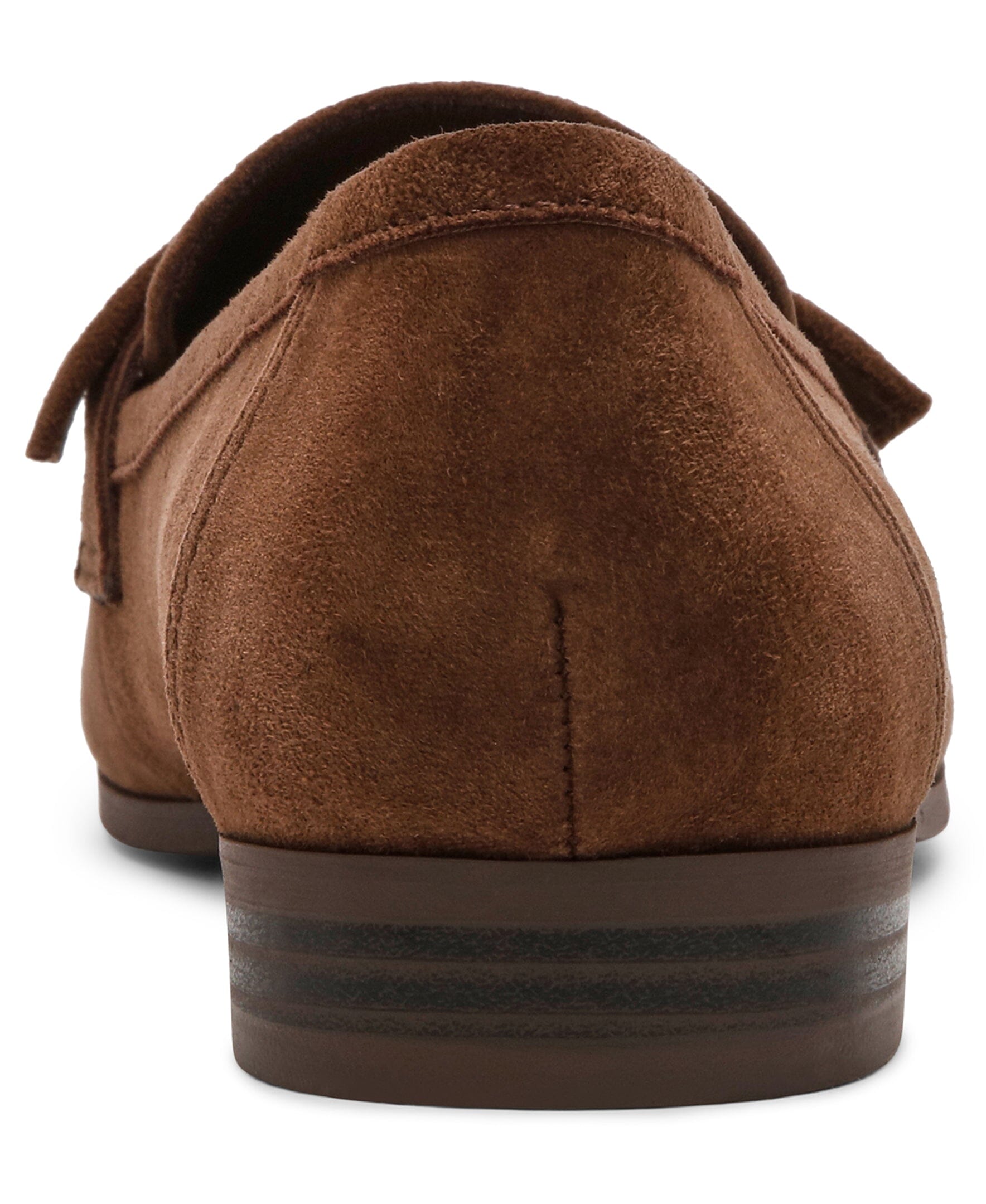 Bowie Slip-On Loafer in Brown Suede - Anne Klein Brown Suede