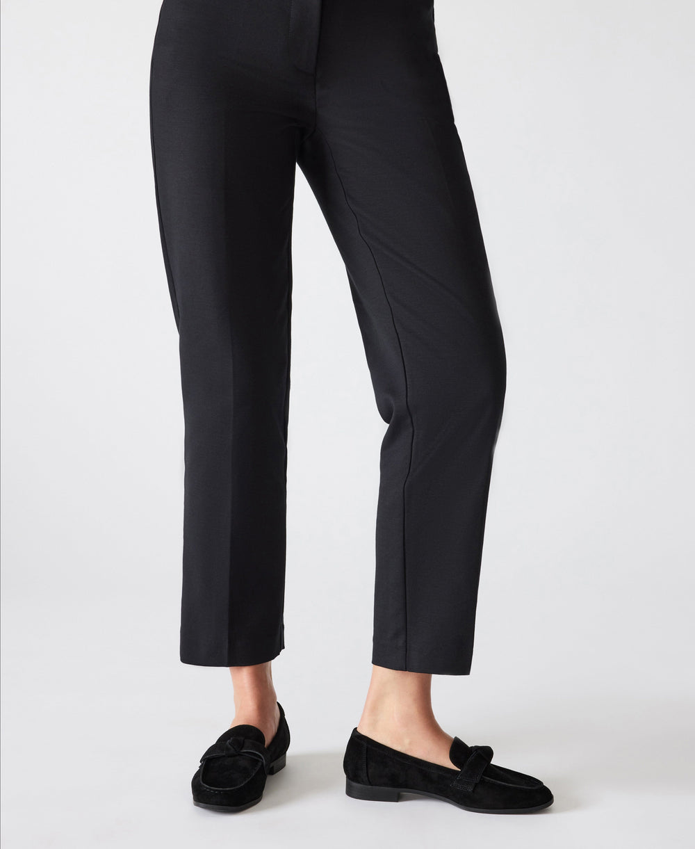 Bowie Slip-On Loafer in Black Suede - Anne Klein Black Suede