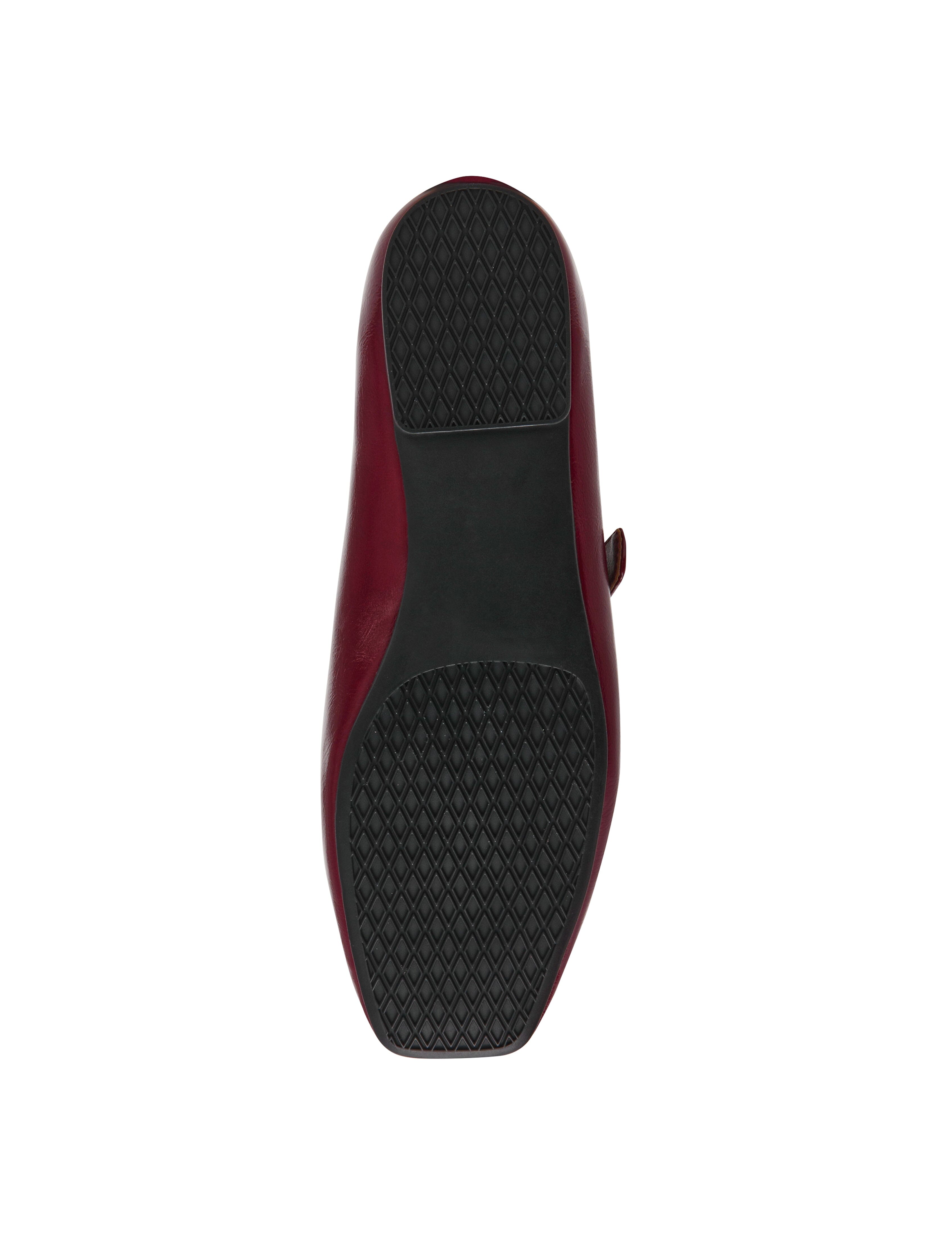 Mabel Mary Jane Flats - Anne Klein Bordeaux Crinkle