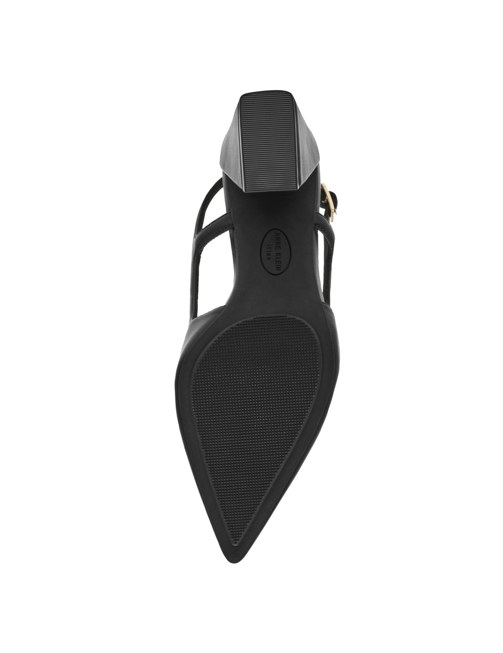Slingback Renetta Heels - Anne Klein Black Smooth